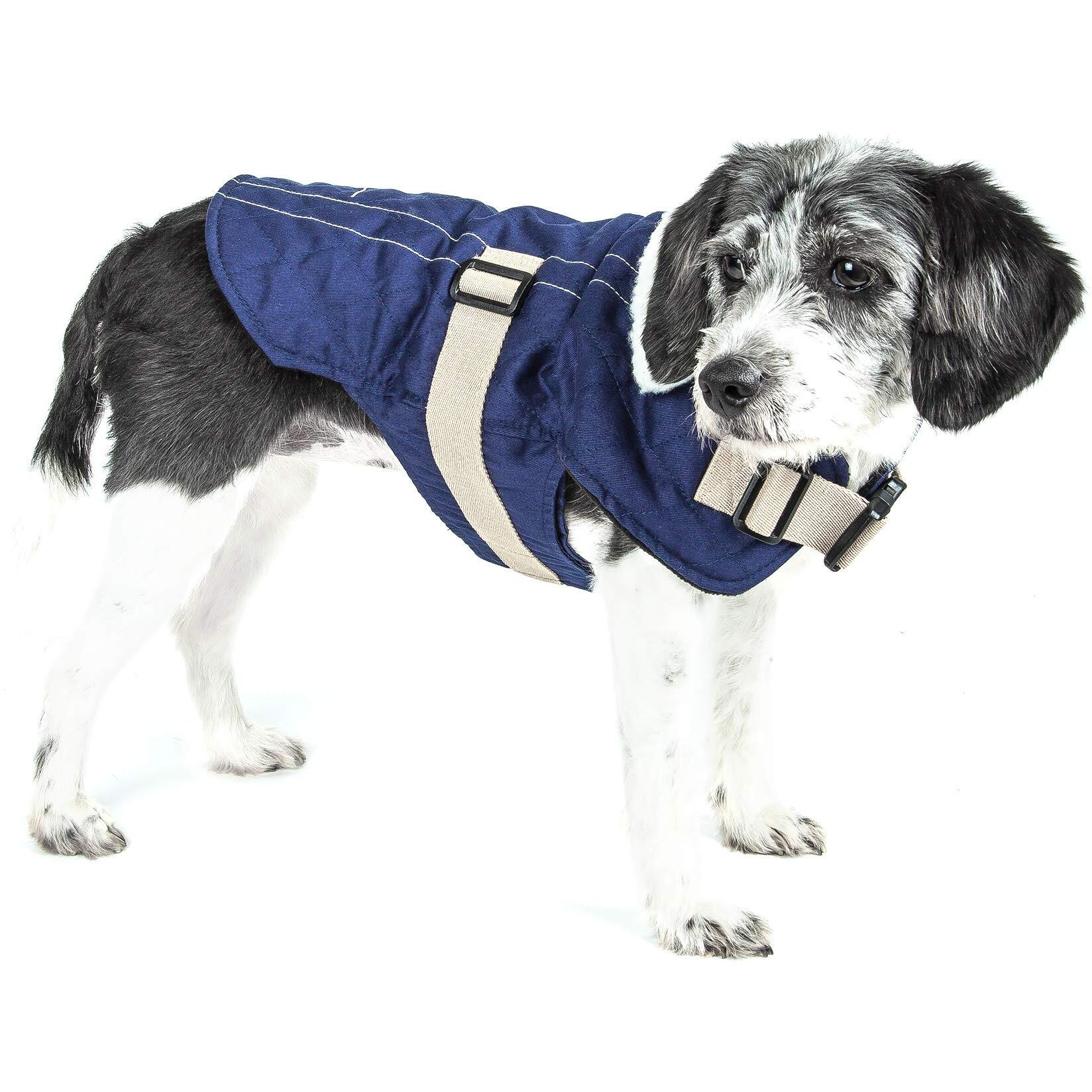Touchdog Original Sherpa-Bark Designer Fashion-Forward Dog Coat(D0102H7LY6W.)