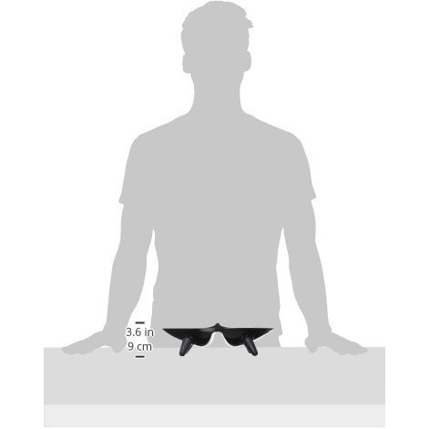 Melamine Couture Sculpture Double Food and Water Dog Bowl(D0102H7VXRY.)