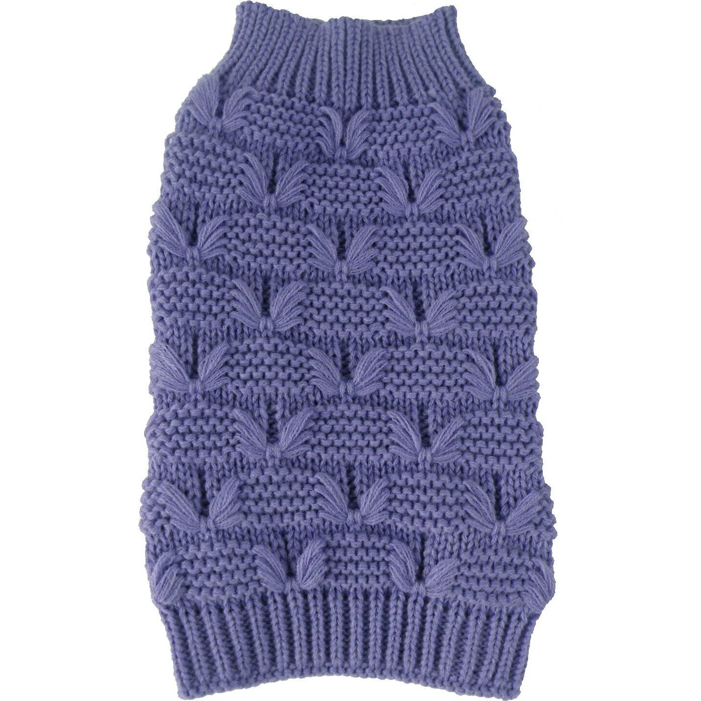 Butterfly Stitched Heavy Cable Knitted Fashion Turtle Neck Dog Sweater(D0102H7LMS7.)