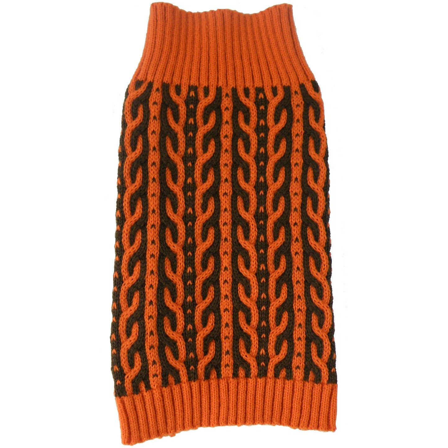 Harmonious Dual Color Weaved Heavy Cable Knitted Fashion Designer Dog Sweater(D0102H7LMG7.)