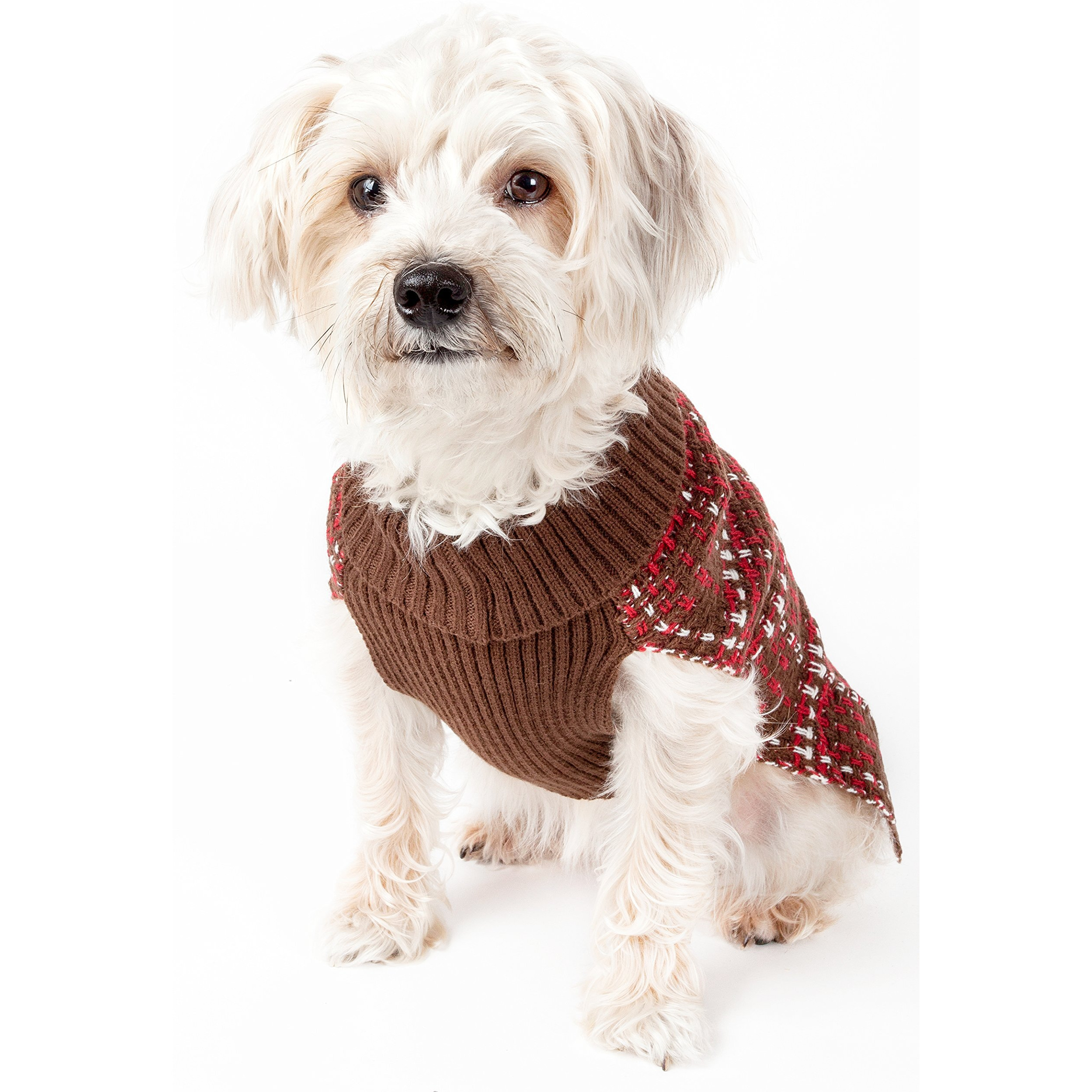 Vintage Symphony Static Fashion Knitted Dog Sweater(D0102H7LMBA.)