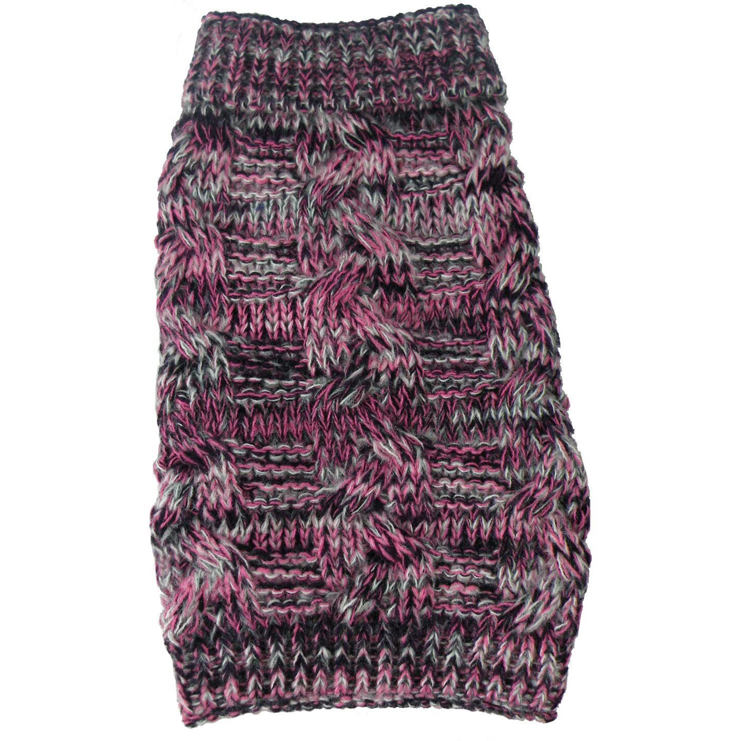 Royal Bark Heavy Cable Knitted Designer Fashion Dog Sweater(D0102H7LM8Y.)