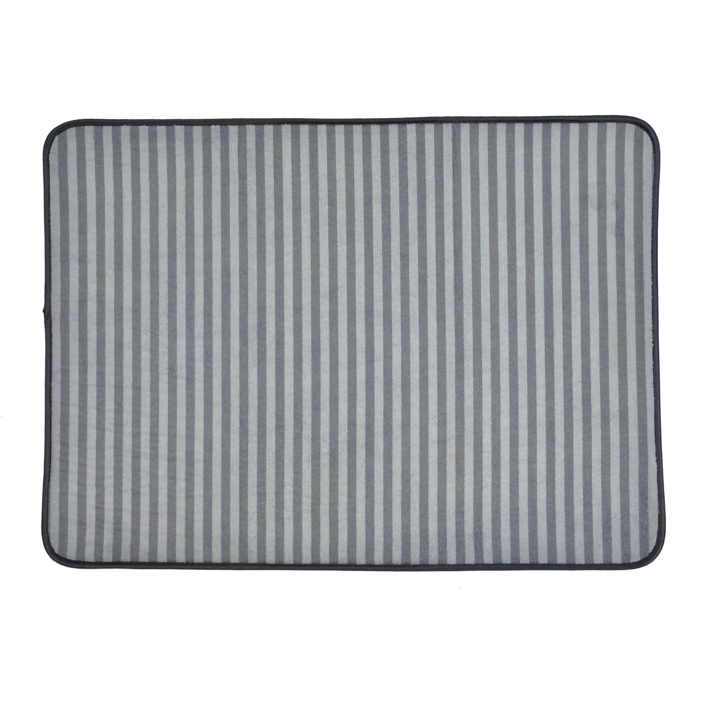 DII Xx-Large Gray Stripe Cage Mat