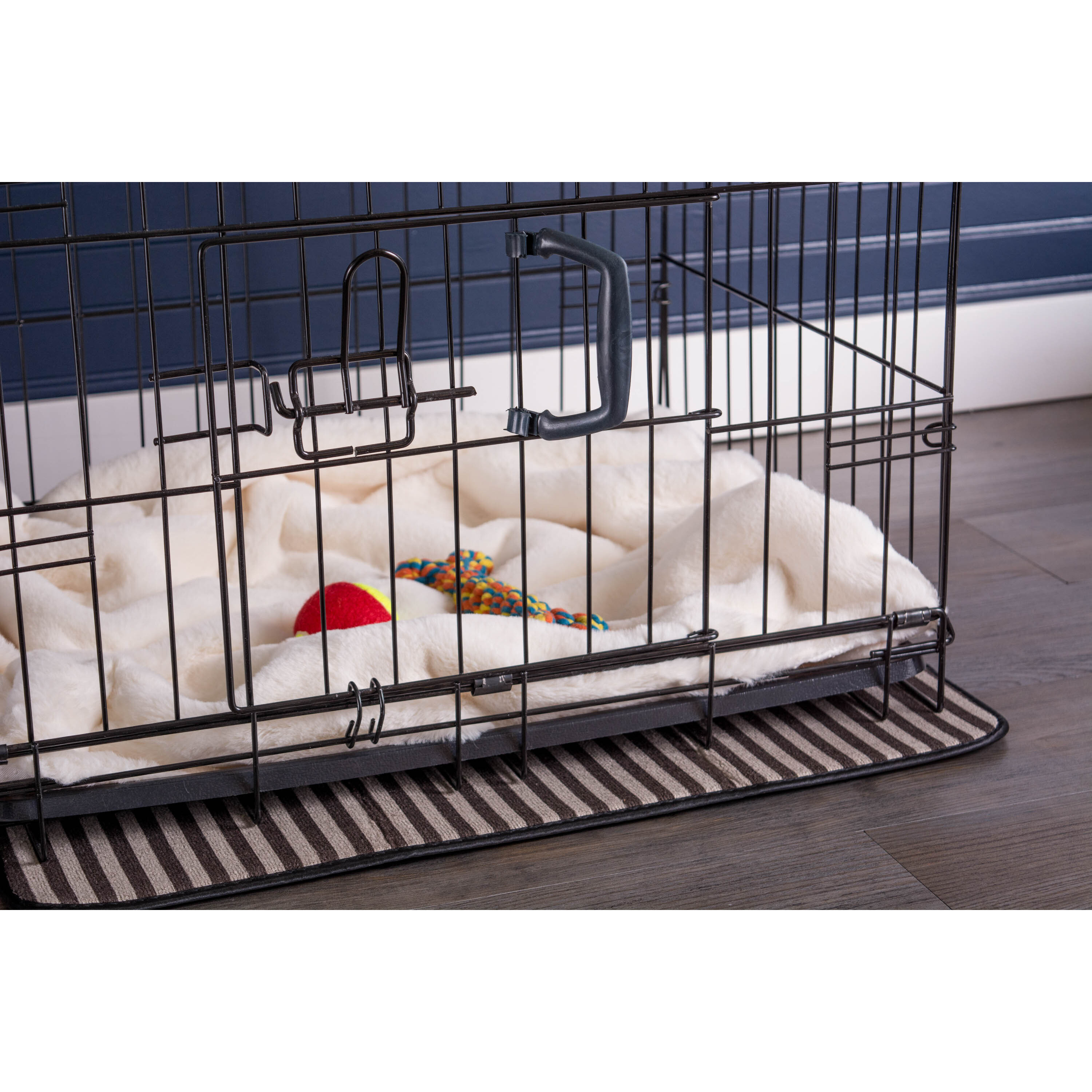 DII Cage Liner Faux Fur Brown Xxxlg