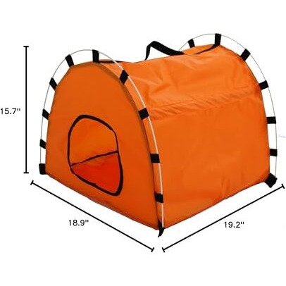 Skeletal Outdoor Travel Collapsible Pet House Tent(D0102H70FFA.)