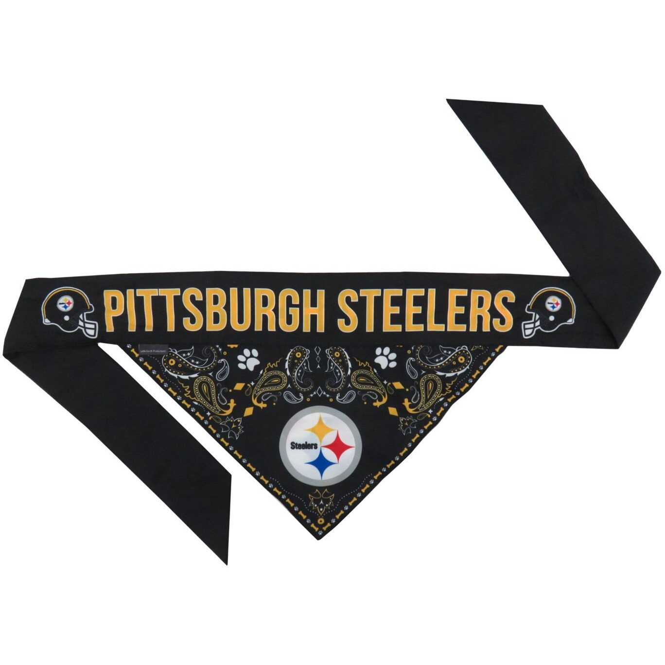 Pittsburgh Steelers Pet Bandanna Size XL