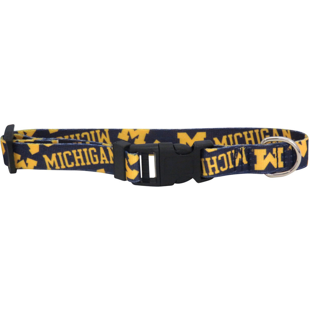 Michigan Wolverines Pet Collar Size S