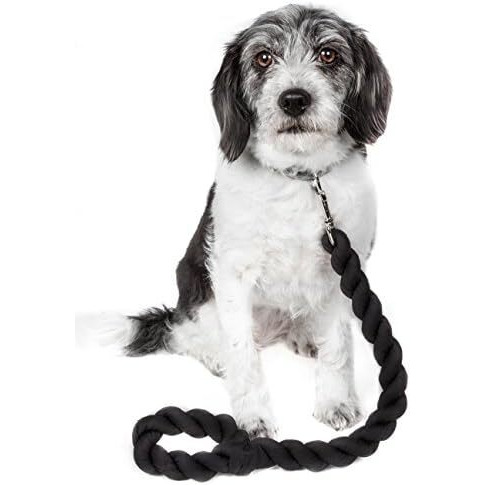 Pet Life Tough-Tugger Industrial-Strength Shock Absorption Woven Dog Leash - One Size - Navy