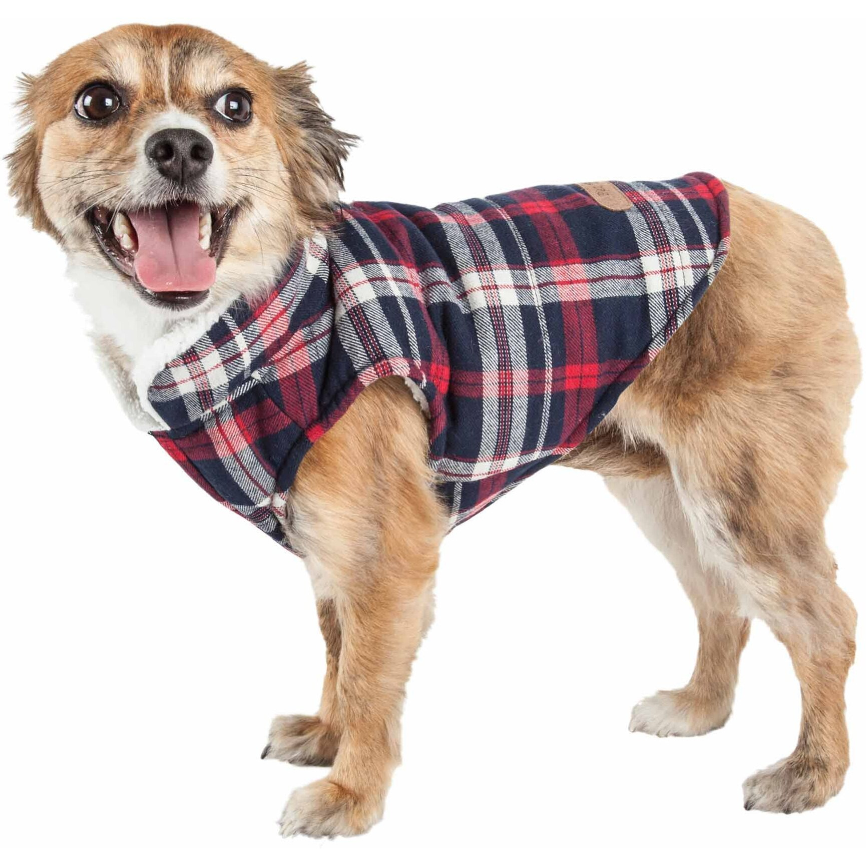 Pet Life 'Puddler' Classical Plaided Insulated Dog Coat Jacket(D0102H70ZEW.)