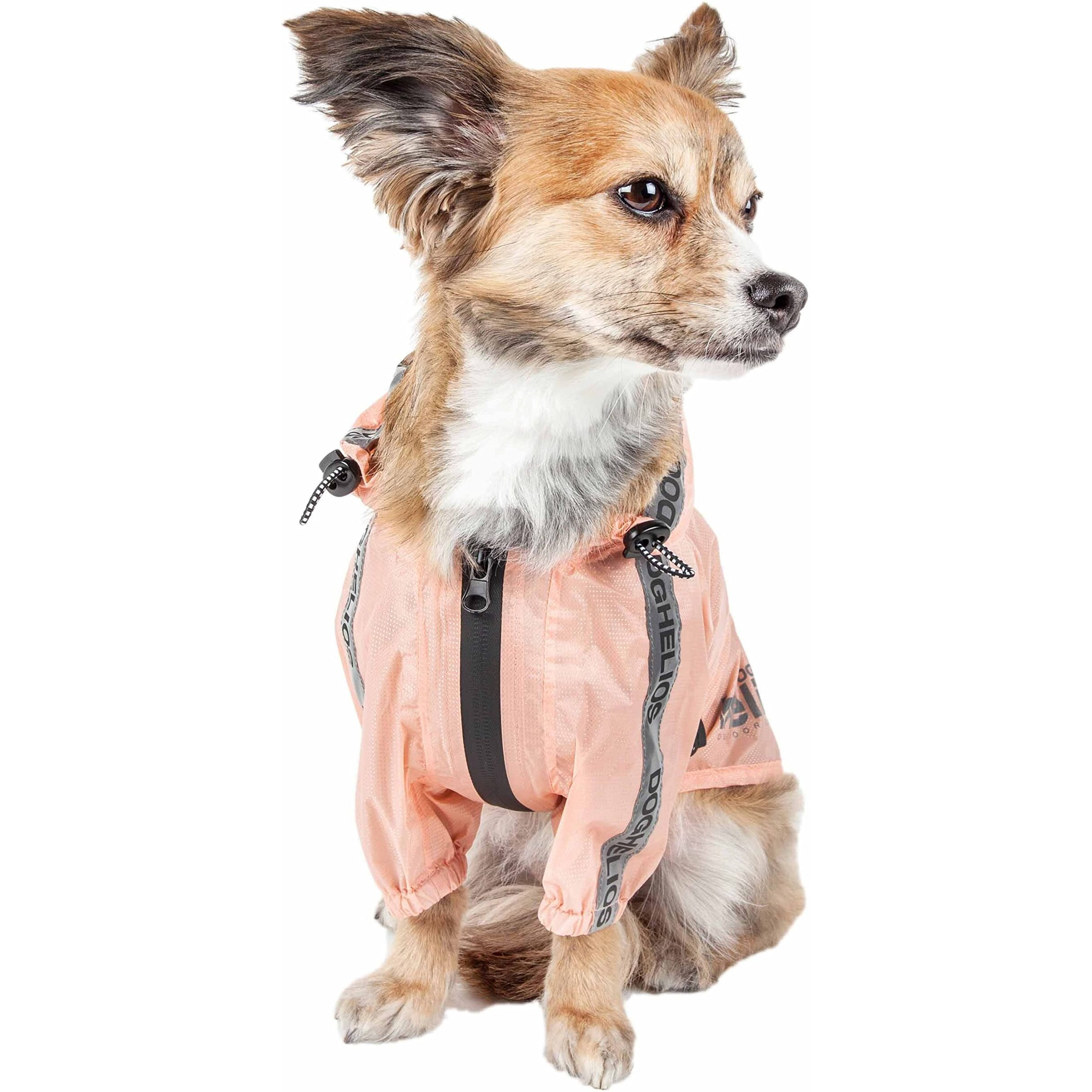 Dog Helios 'Torrential Shield' Waterproof Multi-Adjustable Pet Dog Windbreaker Raincoat(D0102H7LUFV.)