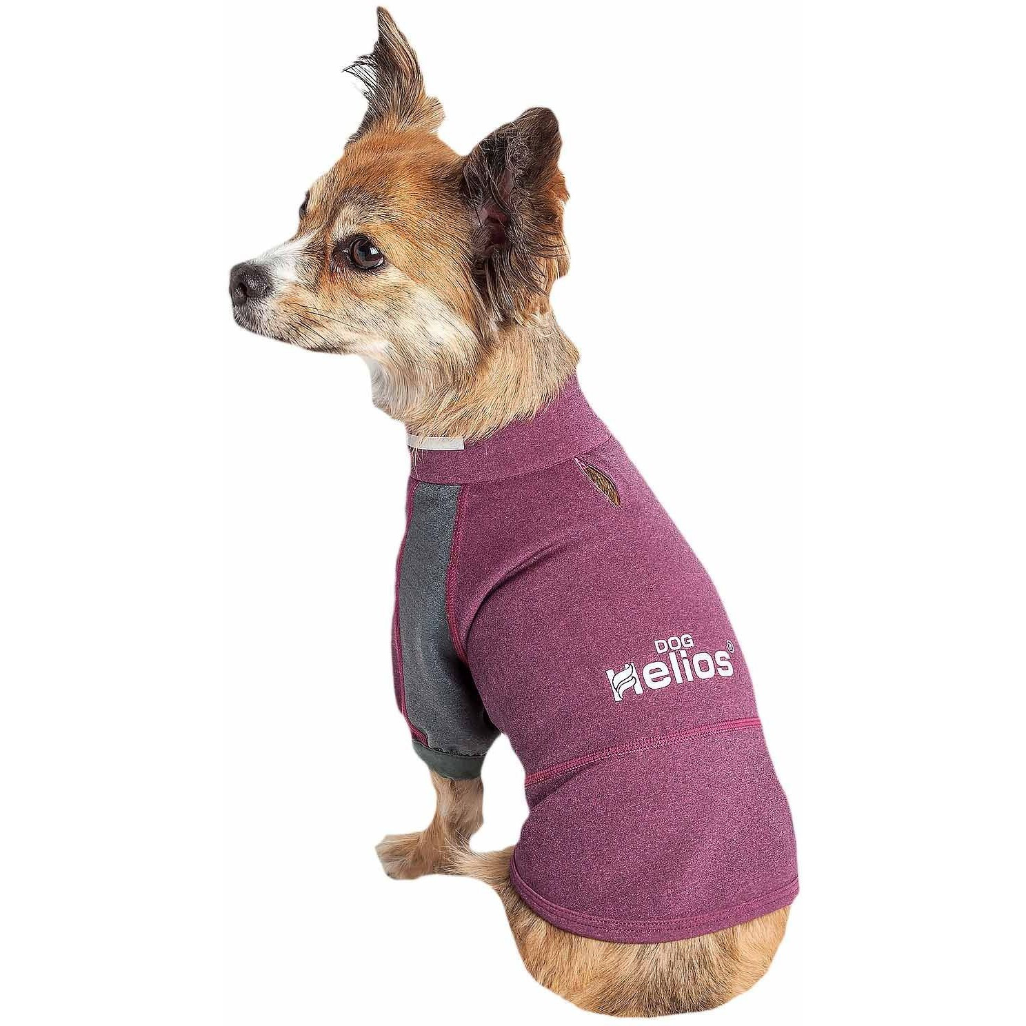 Dog Helios 'Eboneflow' Mediumweight 4-Way-Stretch Flexible And Breathable Performance Dog Yoga T-Shirt(D0102H7L3RG.)