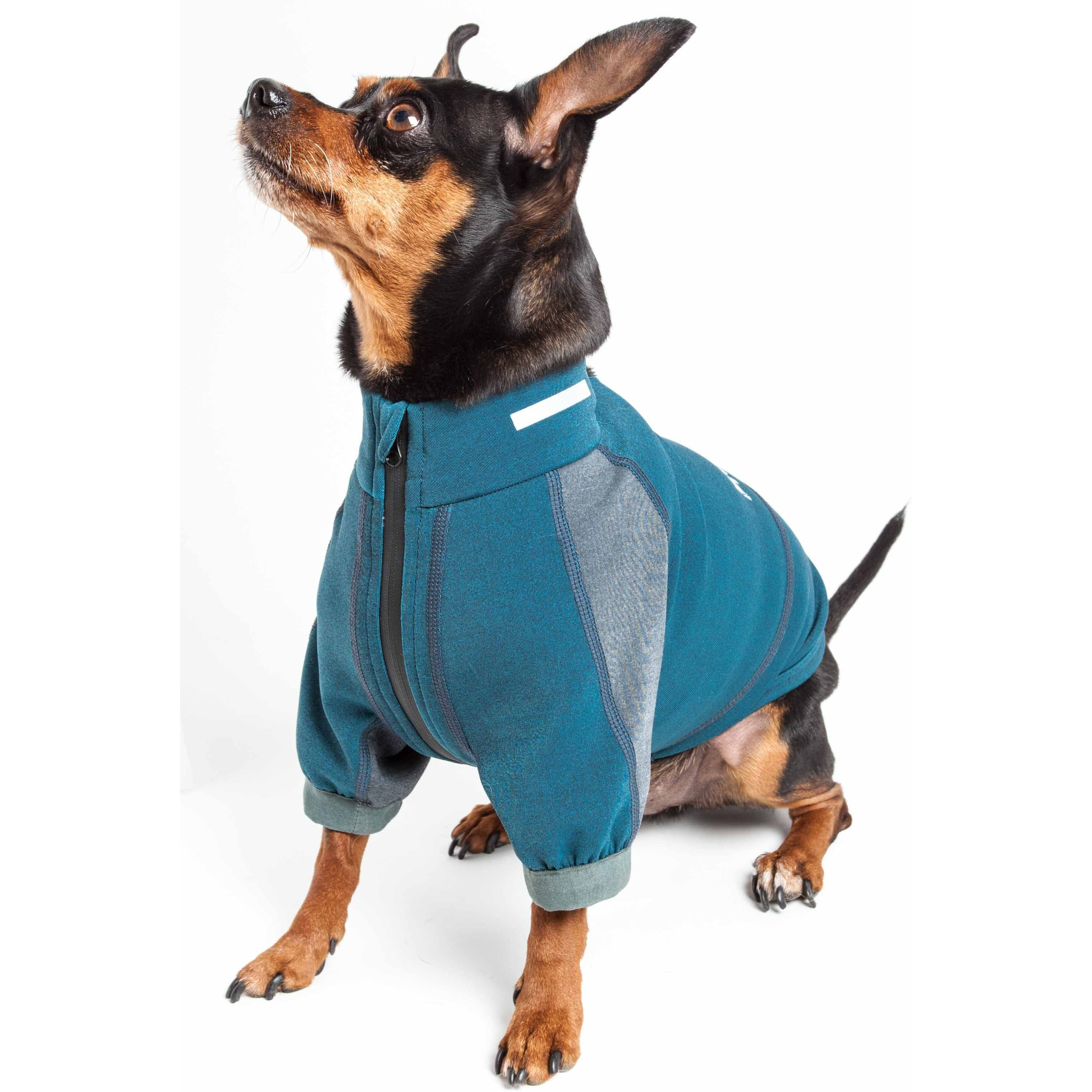 Dog Helios 'Eboneflow' Mediumweight 4-Way-Stretch Flexible And Breathable Performance Dog Yoga T-Shirt(D0102H7L3EA.)