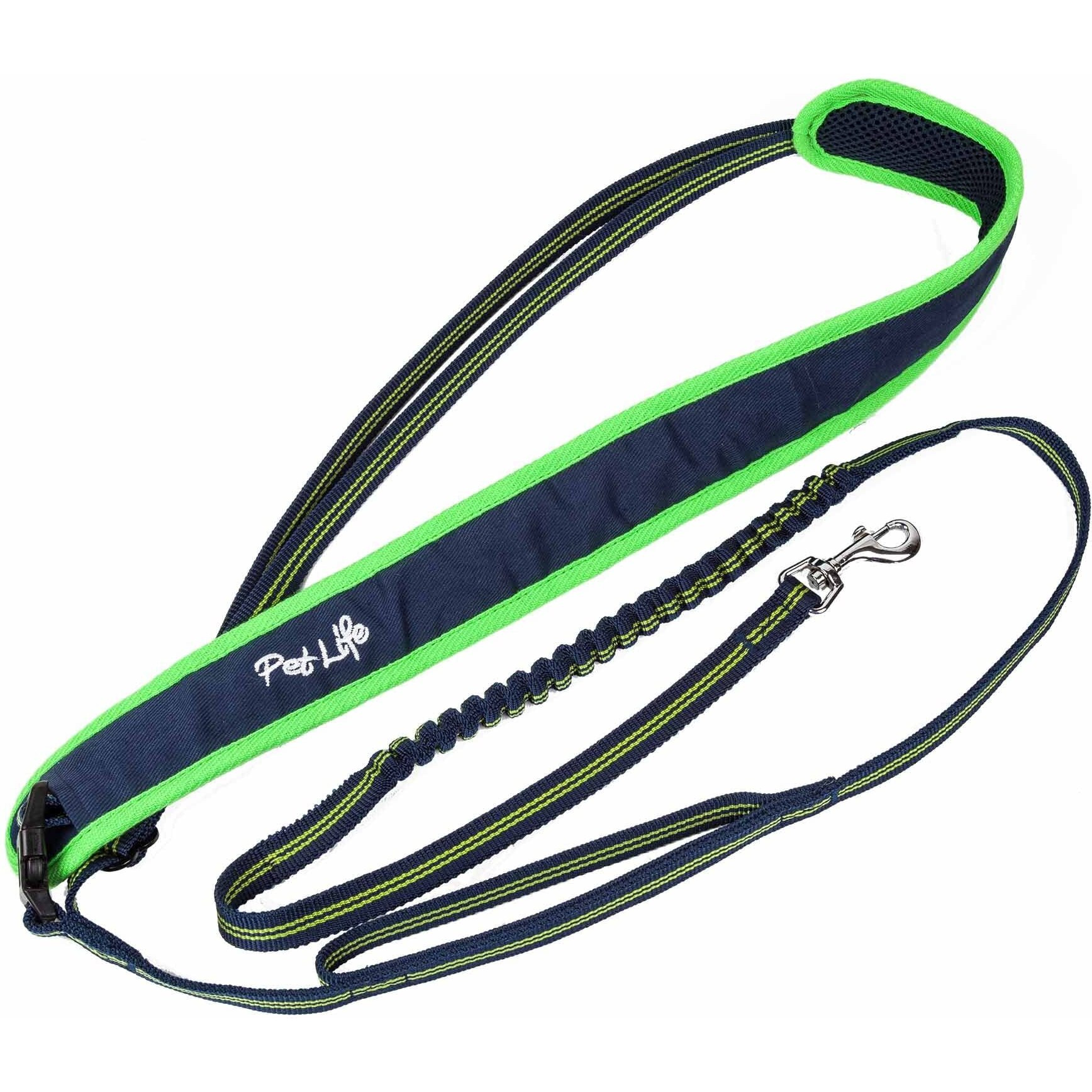 Pet Life 'Free-Fetcher' Hands Free Over-The-Shoulder Shock Absorbent Dog Leash(D0102H70XIY.)