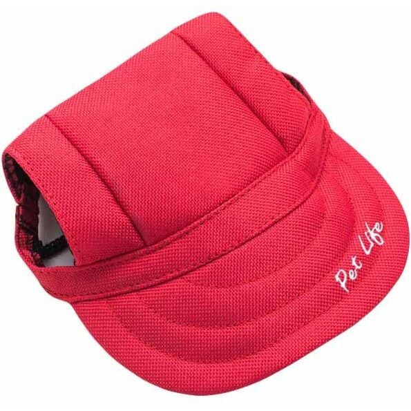 Pet Life 'Cap-Tivating' Uv Protectant Adjustable Fashion Dog Hat Cap(D0102H70Z2V.)