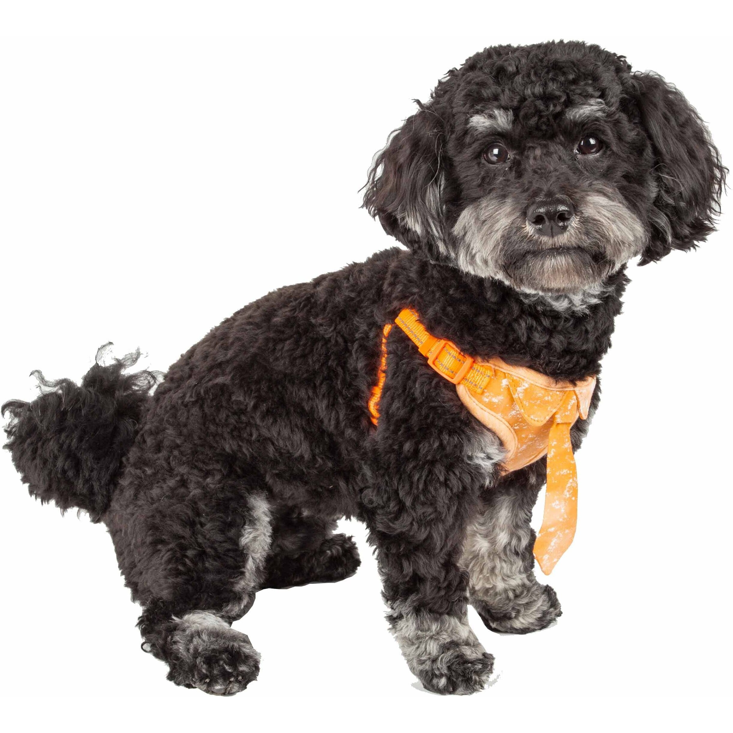 Pet Life 'Bonatied' Mesh Reversible And Breathable Adjustable Dog Harness W/ Designer Neck Tie(D0102H70KGV.)