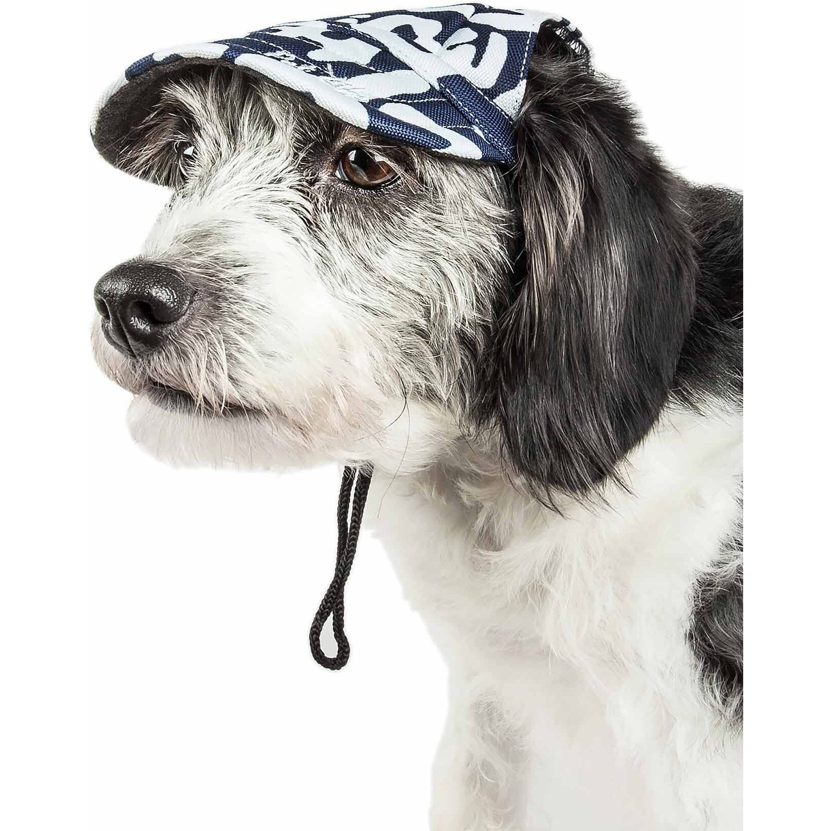Pet Life 'Bone Cappa' Graffiti Sculptured Uv Protectant Adjustable Fashion Dog Hat Cap(D0102H7LF27.)