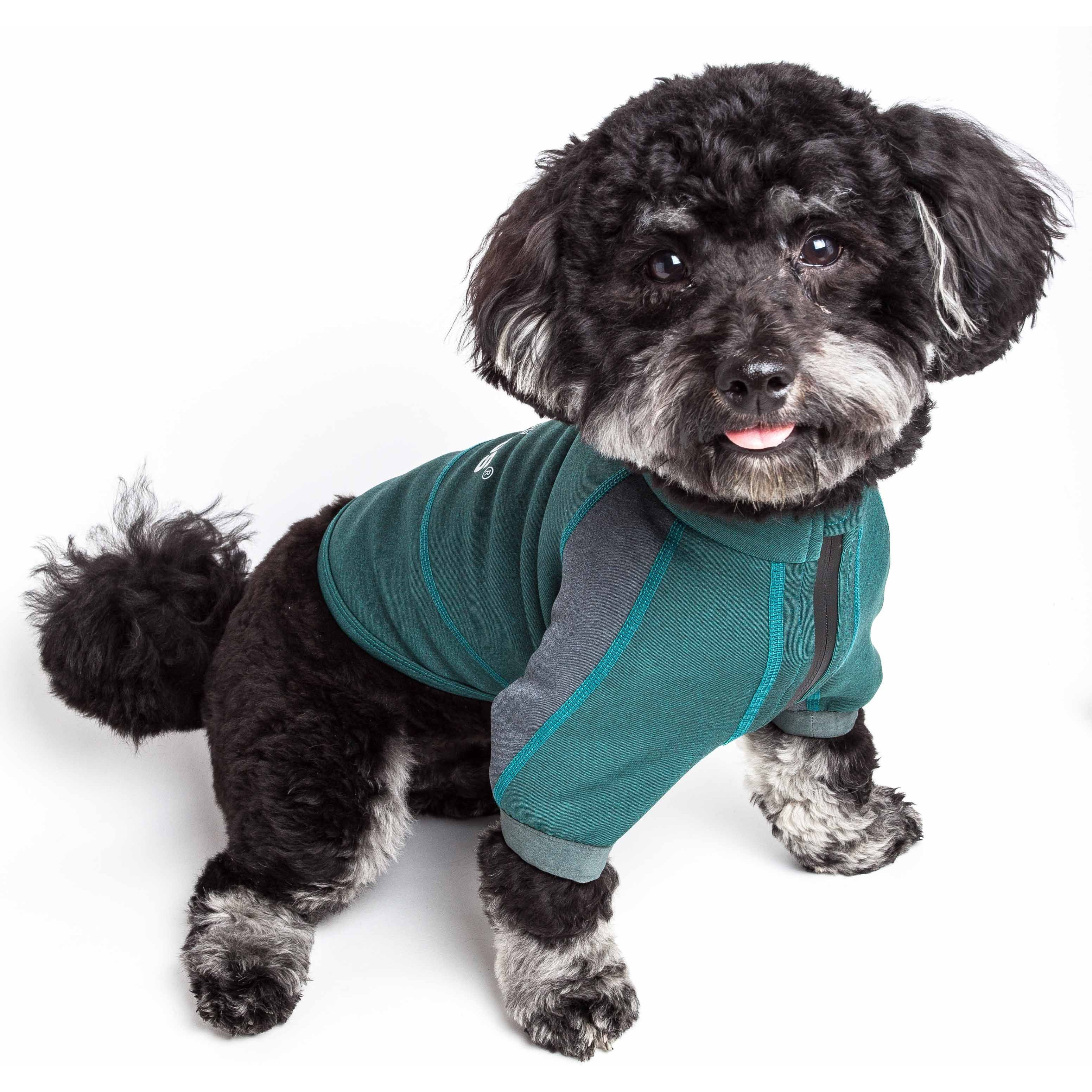 Dog Helios 'Eboneflow' Mediumweight 4-Way-Stretch Flexible And Breathable Performance Dog Yoga T-Shirt(D0102H7L3AA.)