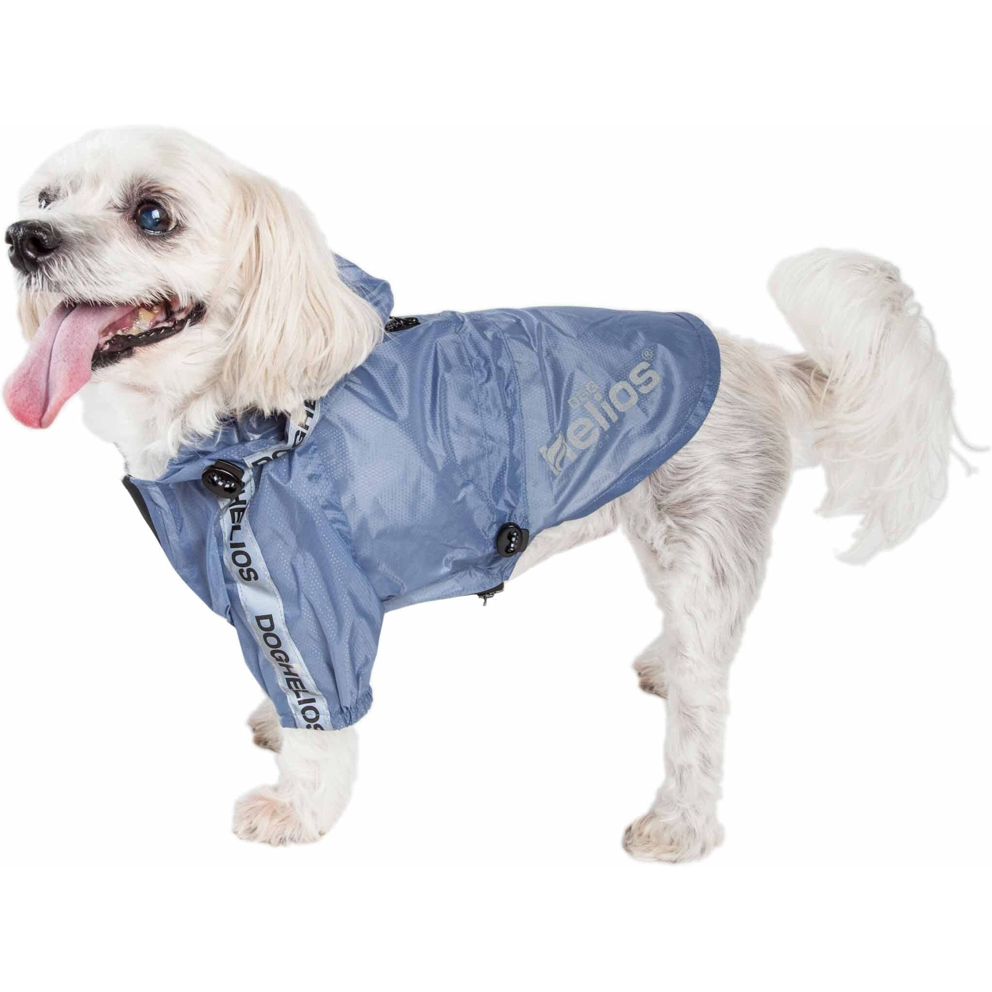Dog Helios 'Torrential Shield' Waterproof Multi-Adjustable Pet Dog Windbreaker Raincoat(D0102H7LUTV.)