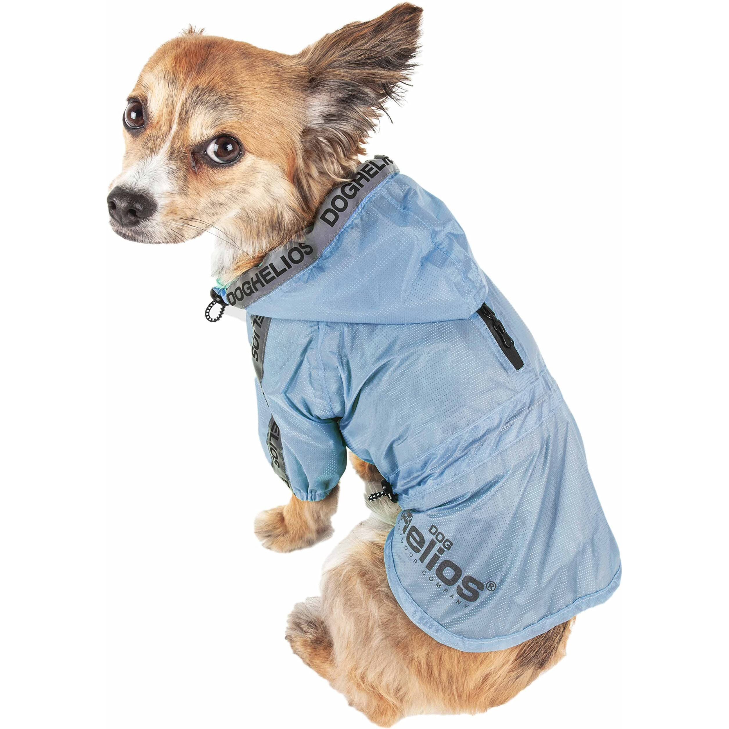 Dog Helios 'Torrential Shield' Waterproof Multi-Adjustable Pet Dog Windbreaker Raincoat(D0102H7LUTV.)
