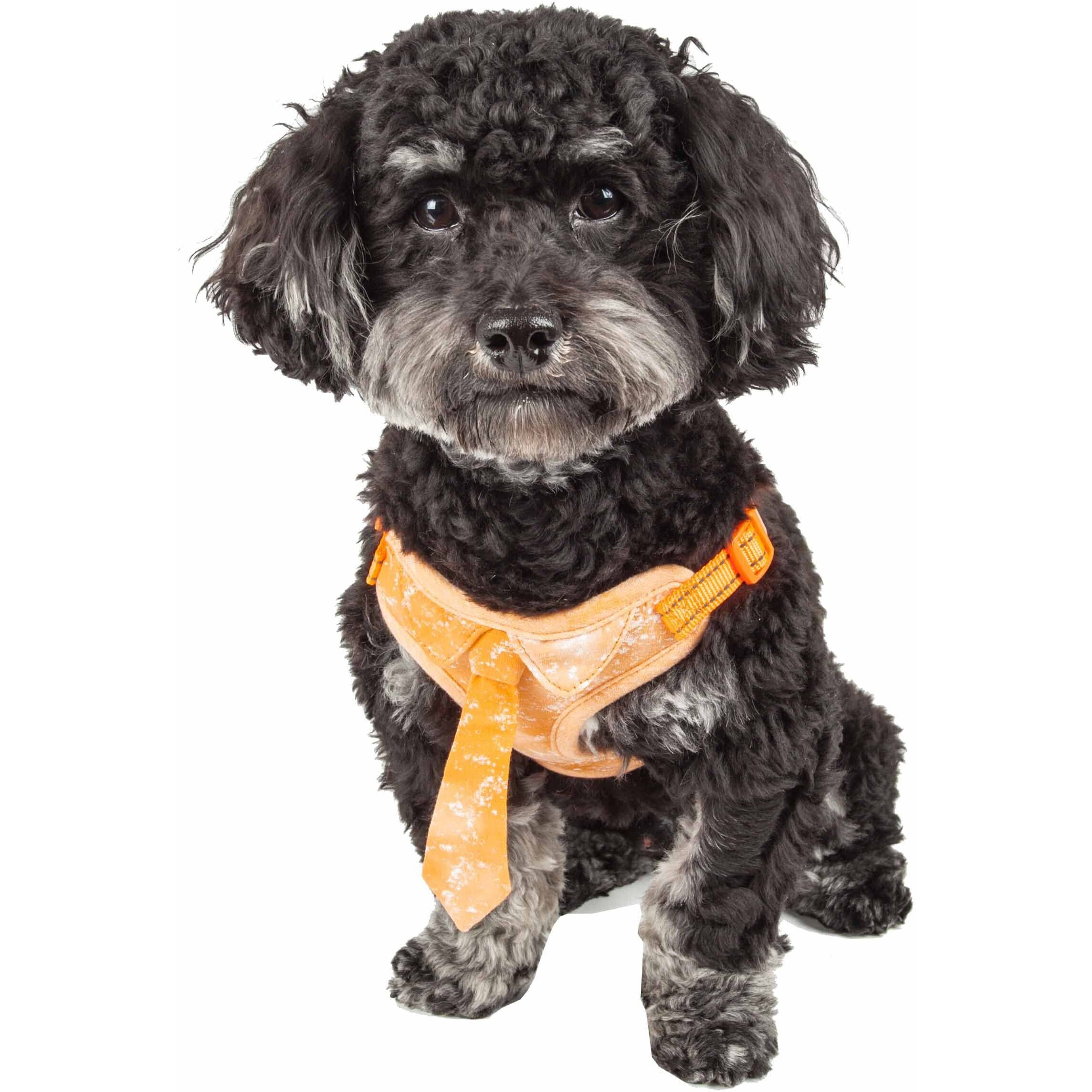 Pet Life 'Bonatied' Mesh Reversible And Breathable Adjustable Dog Harness W/ Designer Neck Tie(D0102H70KGA.)