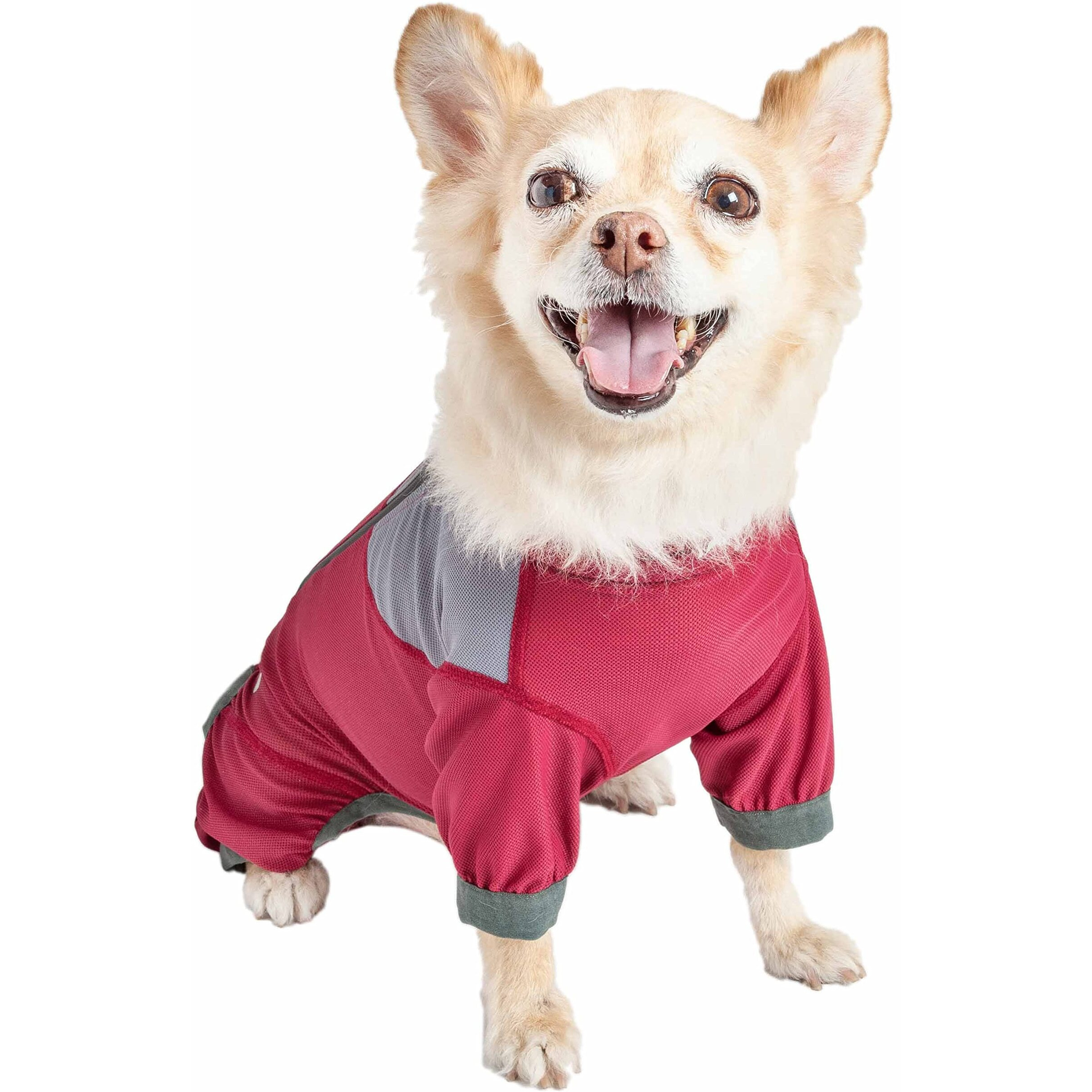 Dog Helios 'Tail Runner' Lightweight 4-Way-Stretch Breathable Full Bodied Performance Dog Track Suit(D0102H70H2G.)
