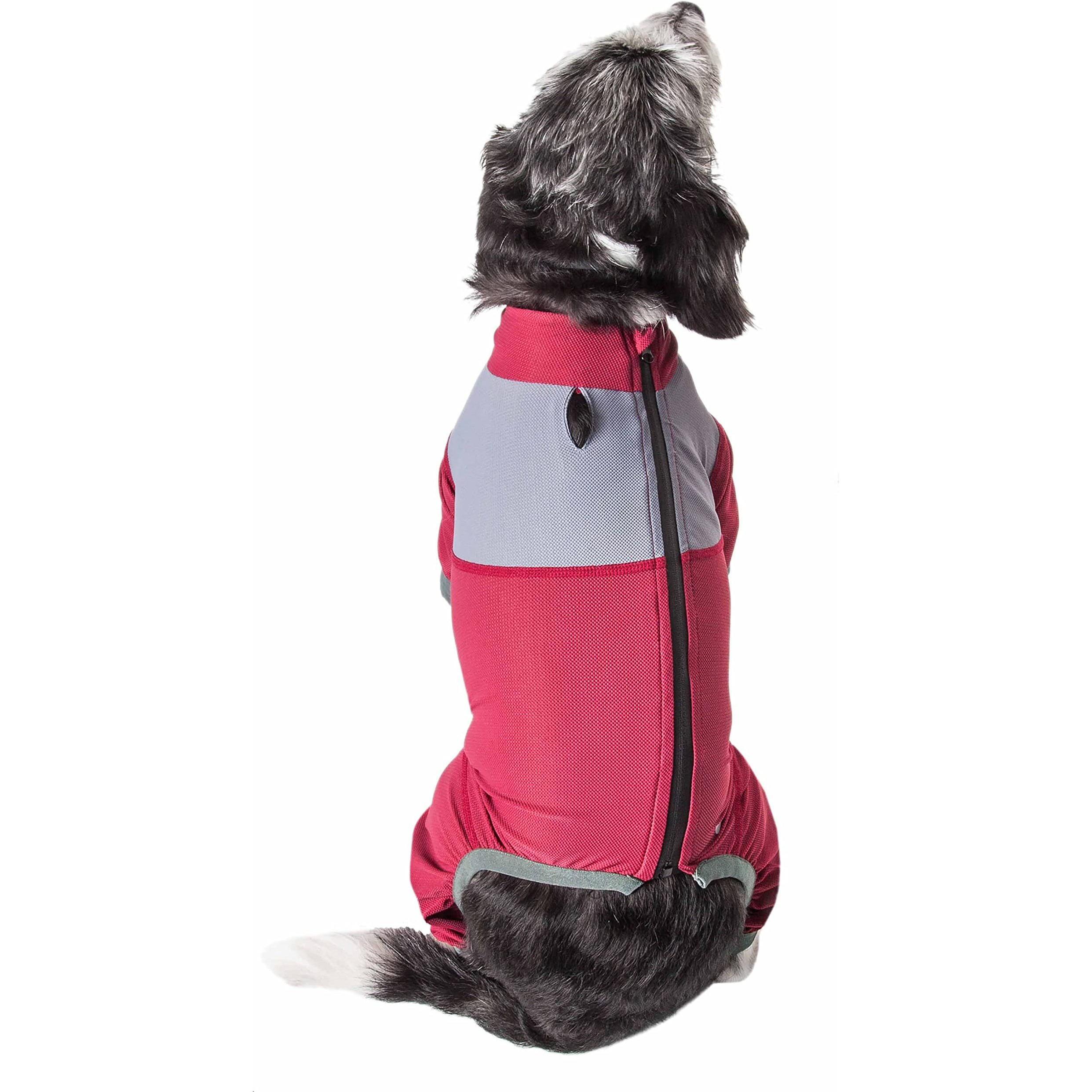 Dog Helios 'Tail Runner' Lightweight 4-Way-Stretch Breathable Full Bodied Performance Dog Track Suit(D0102H70H2G.)