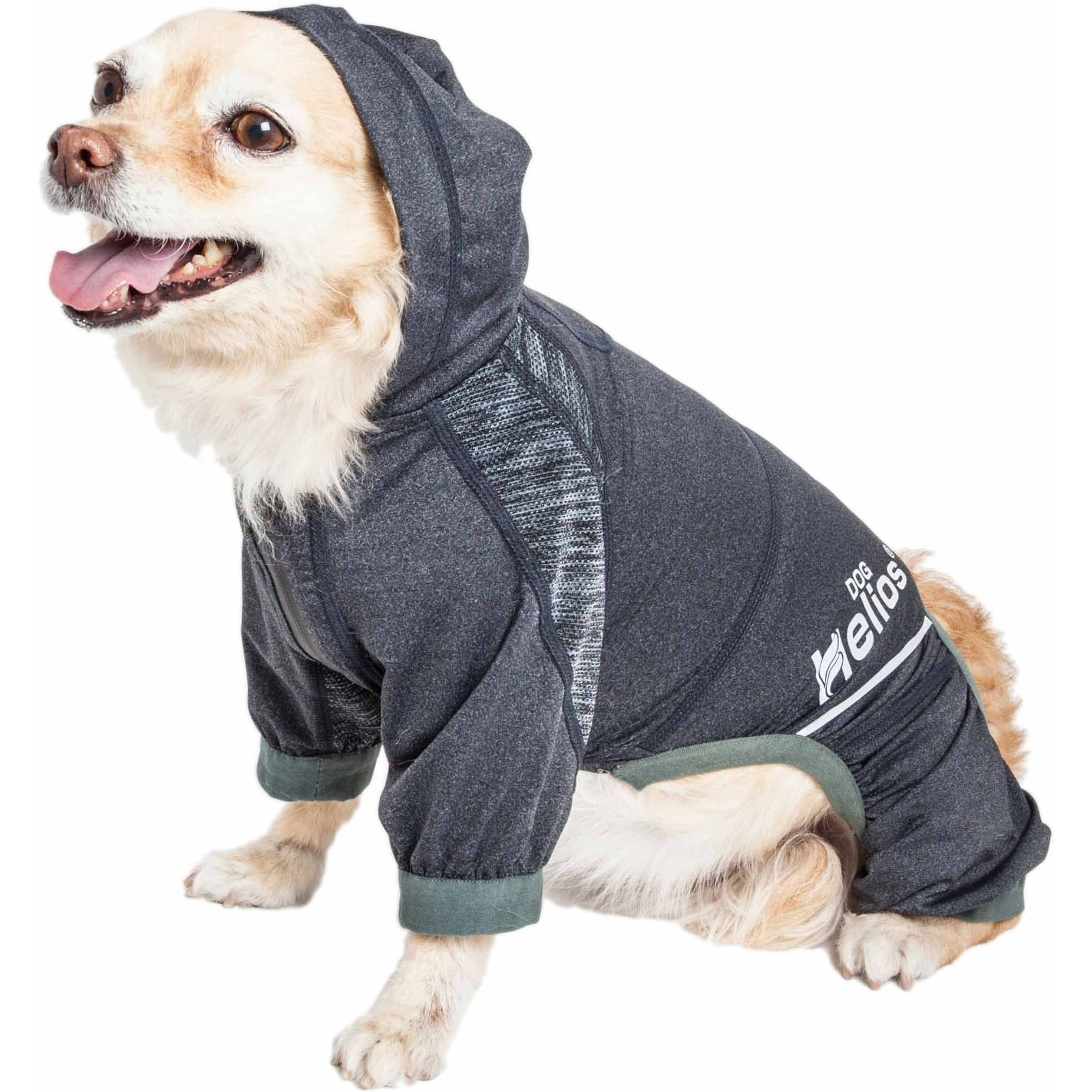 Dog Helios 'Namastail' Lightweight 4-Way Stretch Breathable Full Bodied Performance Yoga Dog Hoodie Tracksuit(D0102H70HRW.)