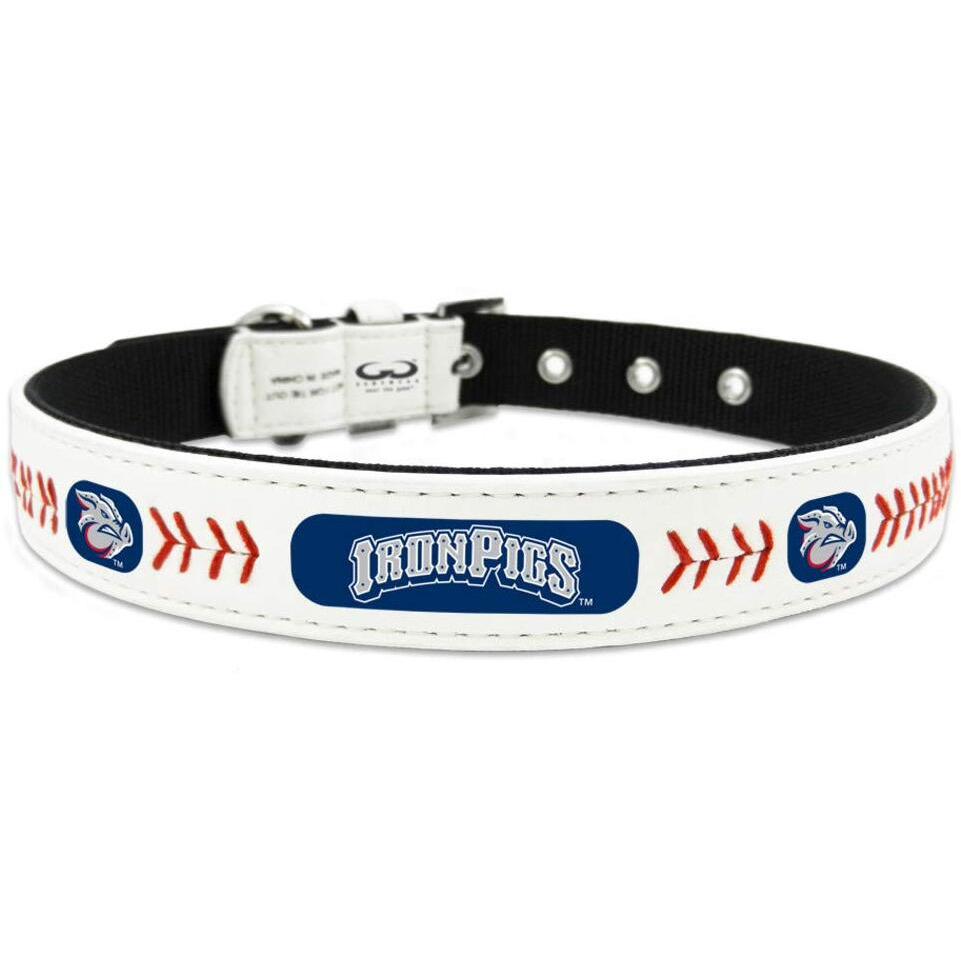 Lehigh Valley IronPigs Pet Collar Leather Size Large CO