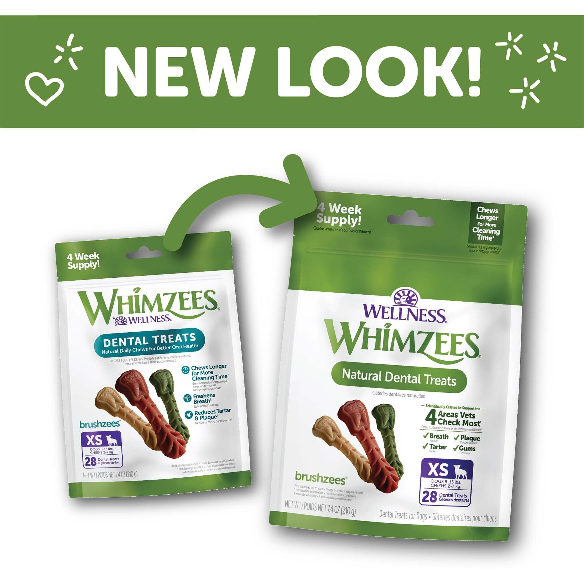 Whimzees - Dental chew Xtra Sm 28 ct - case Of 4-74 Oz(D0102H54LR8)