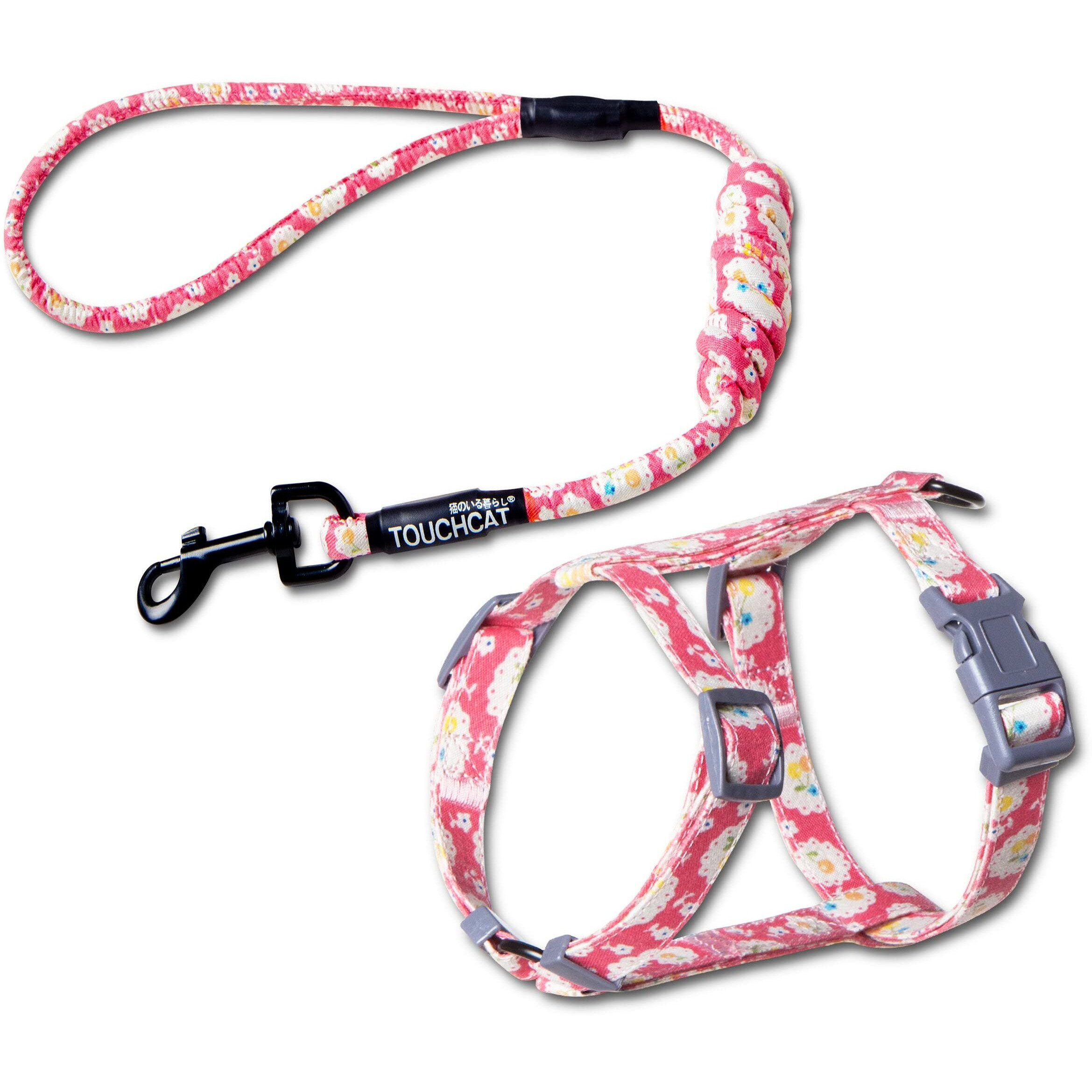 Touchcat  'Radi-Claw' Durable Cable Cat Harness and Leash Combo(D0102HAXAKA.)
