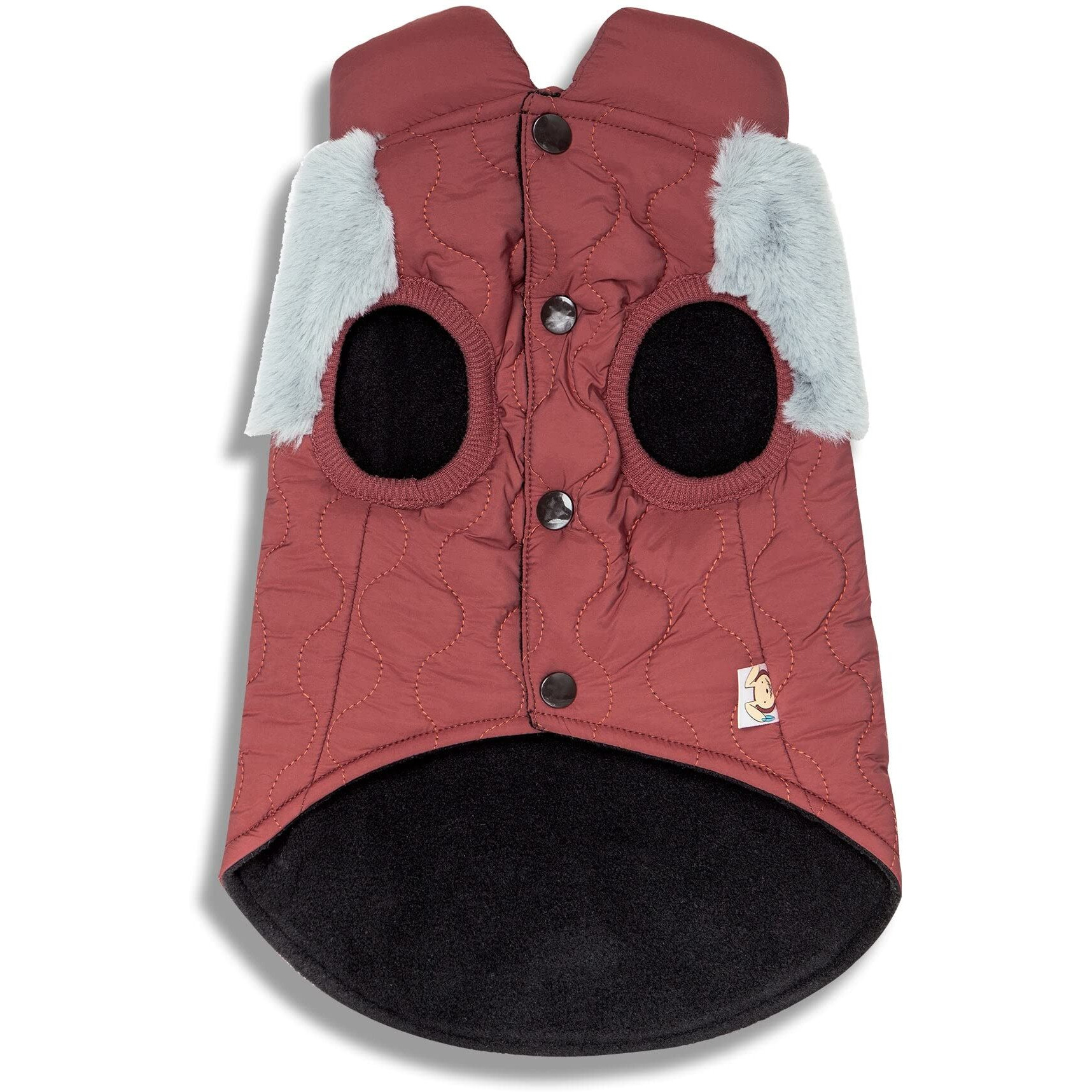 Touchdog  'Furrost-Bite' Fur and Fleece Fashion Dog Jacket(D0102HAXESA.)