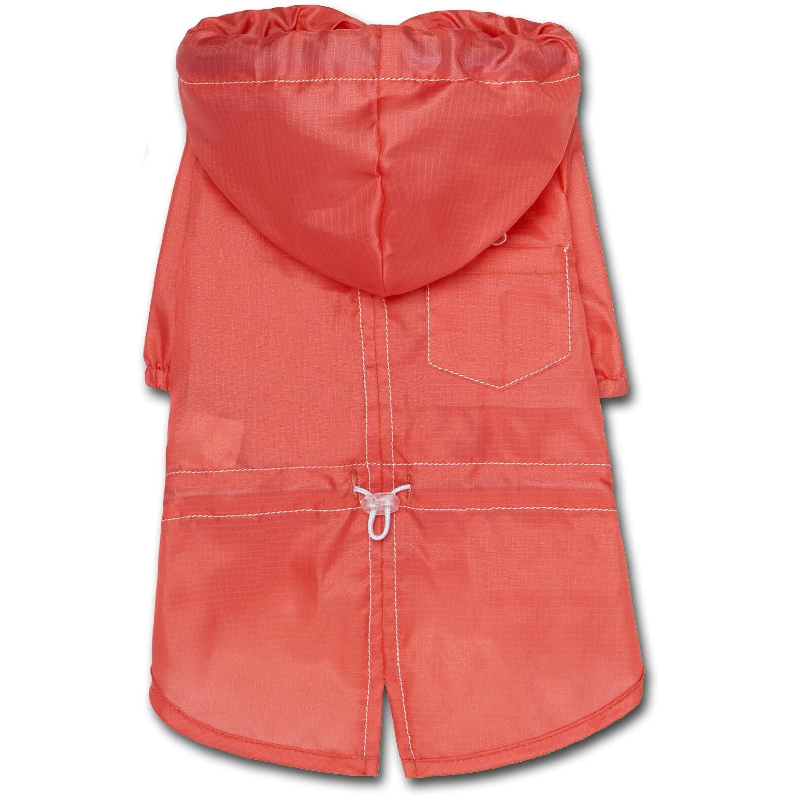 Touchdog  Split-Vent Designer Waterproof Dog Raincoat(D0102HAXEMW.)