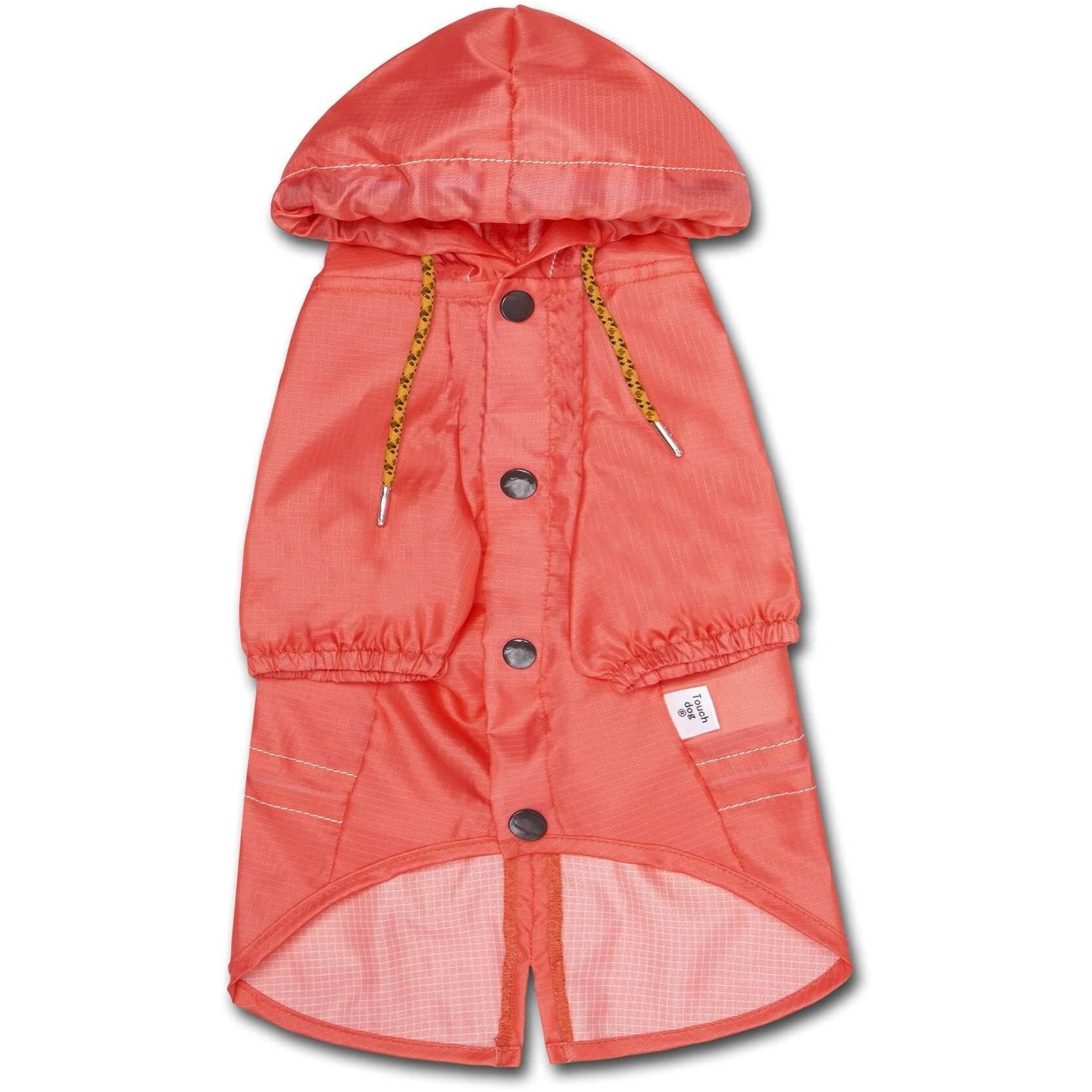 Touchdog  Split-Vent Designer Waterproof Dog Raincoat(D0102HAXEMW.)
