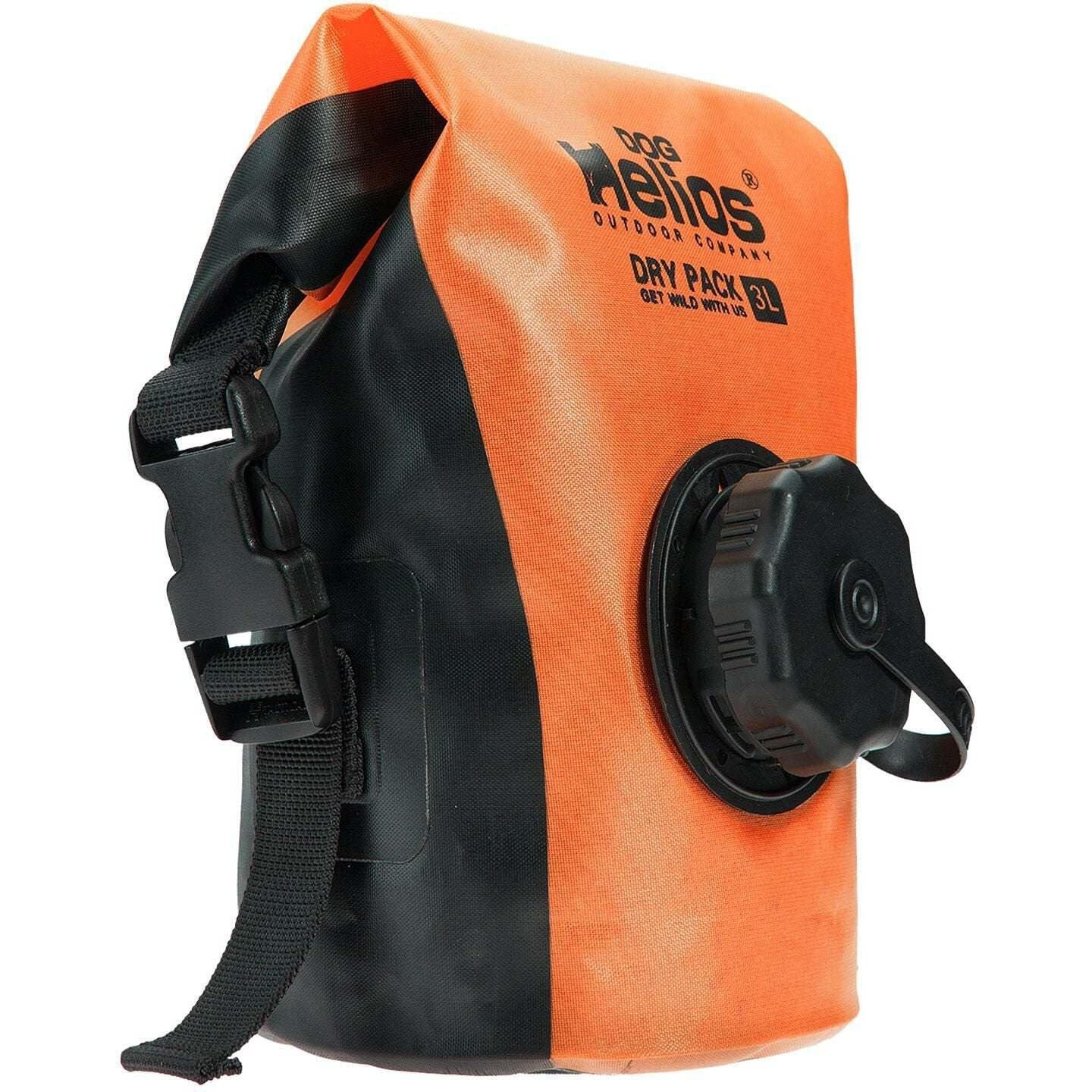 Dog Helios  'Grazer' Waterproof Outdoor Travel Dry Food Dispenser Bag - Orange(D0102HAX2YW.)