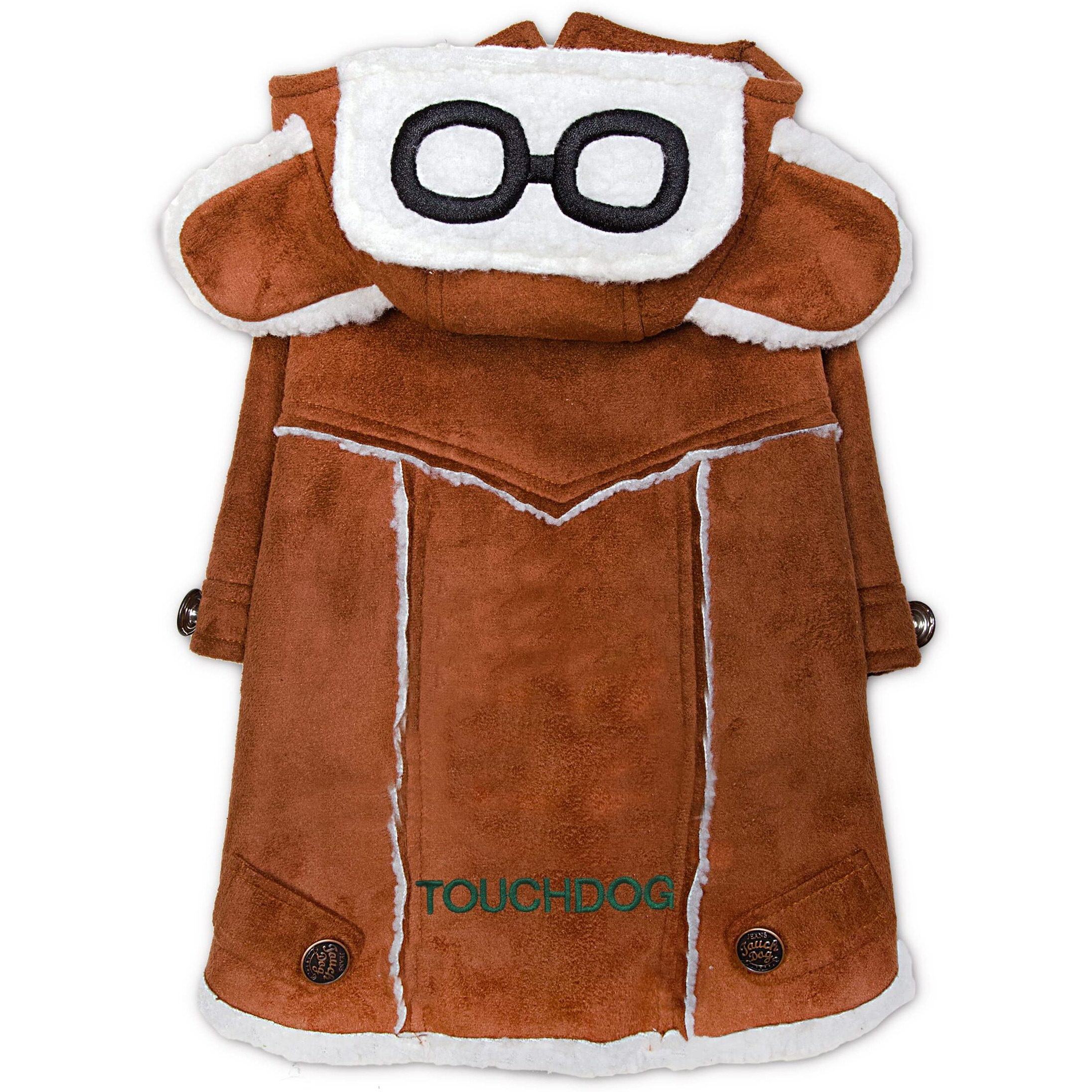 Touchdog  'Tuskegee' Aero-Vintage Designer Dog Coat(D0102HAXEJW.)