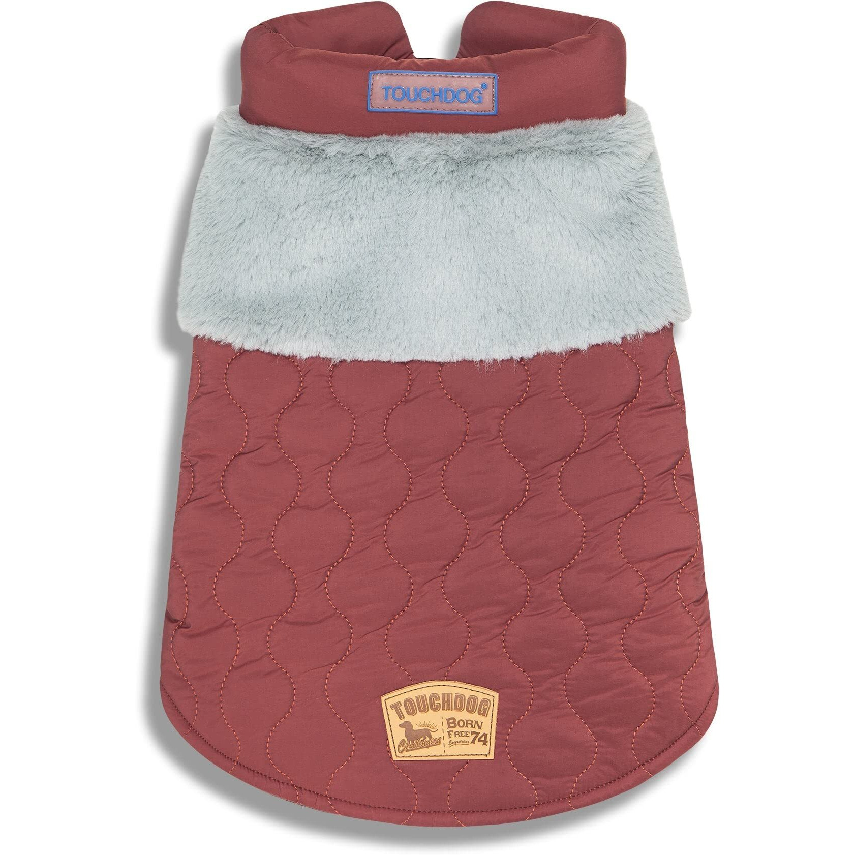 Touchdog  'Furrost-Bite' Fur and Fleece Fashion Dog Jacket(D0102HAXESV.)