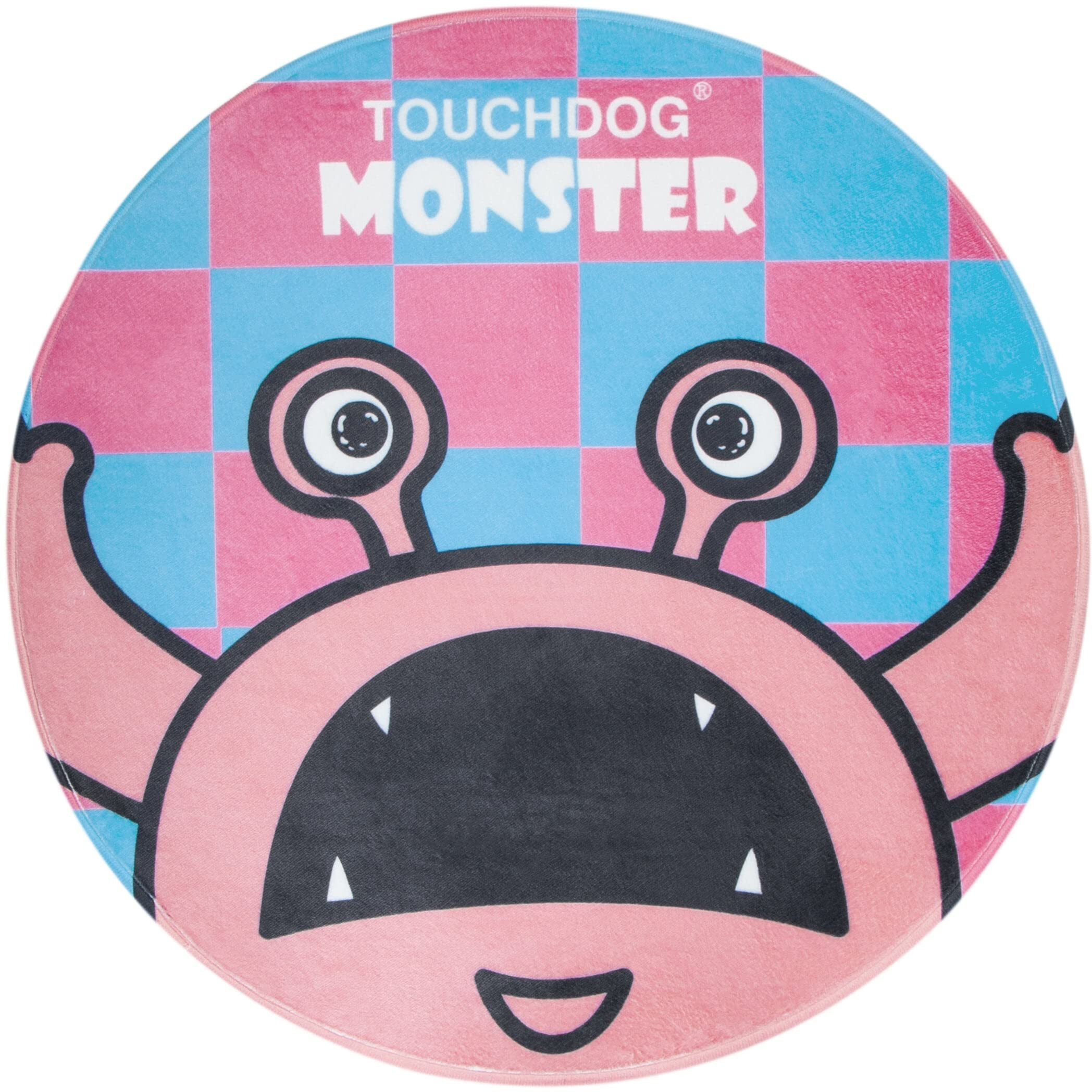 Touchdog Cartoon Up-for-Crabs Monster Rounded Cat and Dog Mat