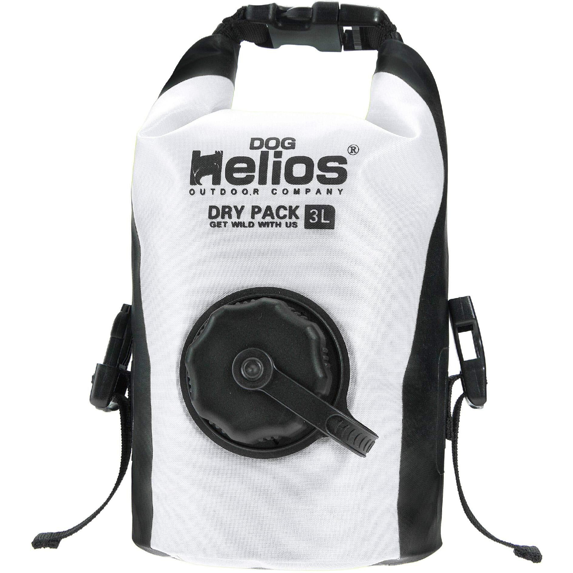 Dog Helios  'Grazer' Waterproof Outdoor Travel Dry Food Dispenser Bag - White(D0102HA5B1A.)
