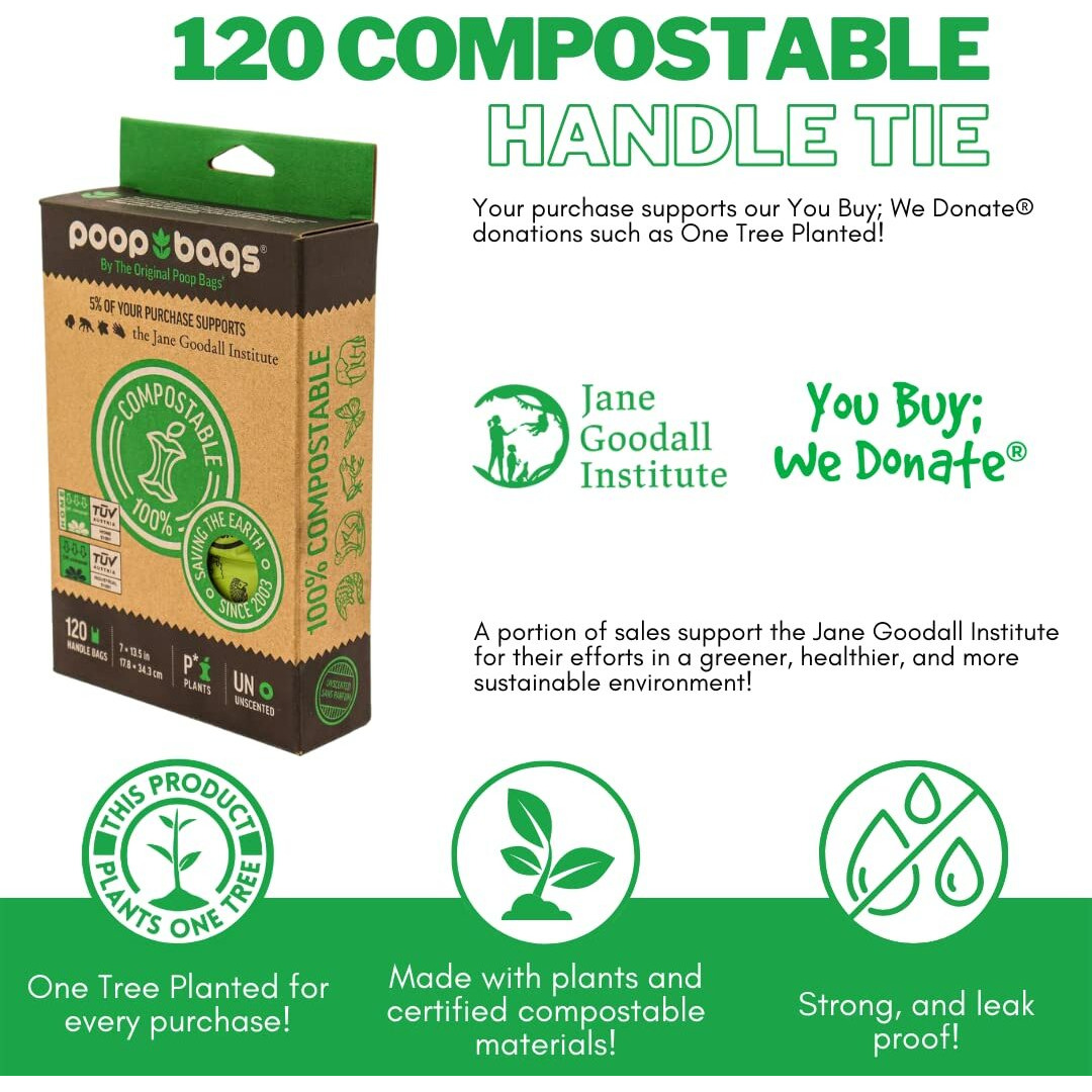 You Buy We Donate Compostable Handle Tie