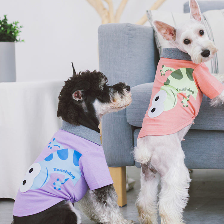 Touchdog  'Arubark' Caribbean Style Dog Polo T-Shirt(D0102HAXPRU.)