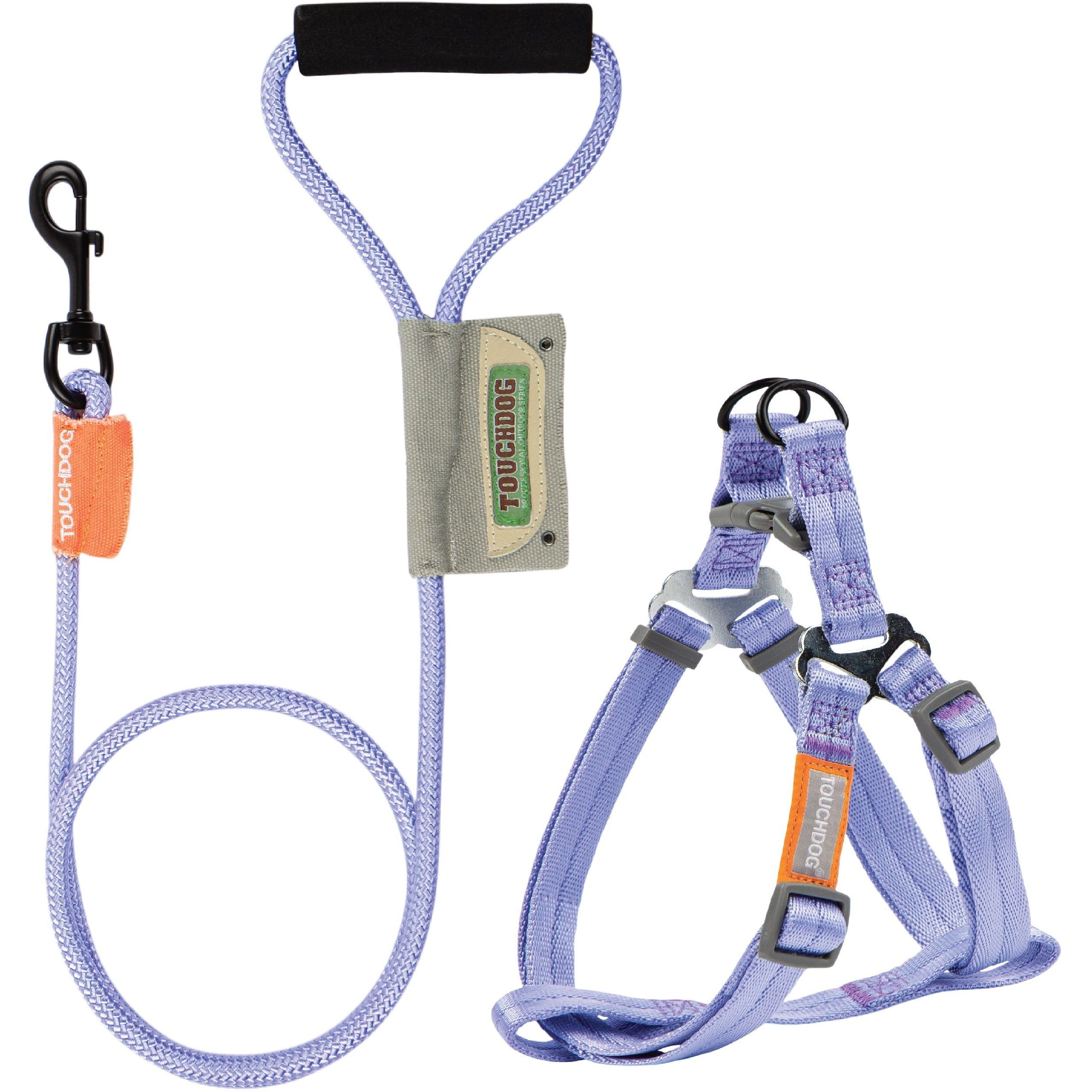 Touchdog  'Macaron' 2-in-1 Durable Nylon Dog Harness and Leash(D0102HAXAZU.)
