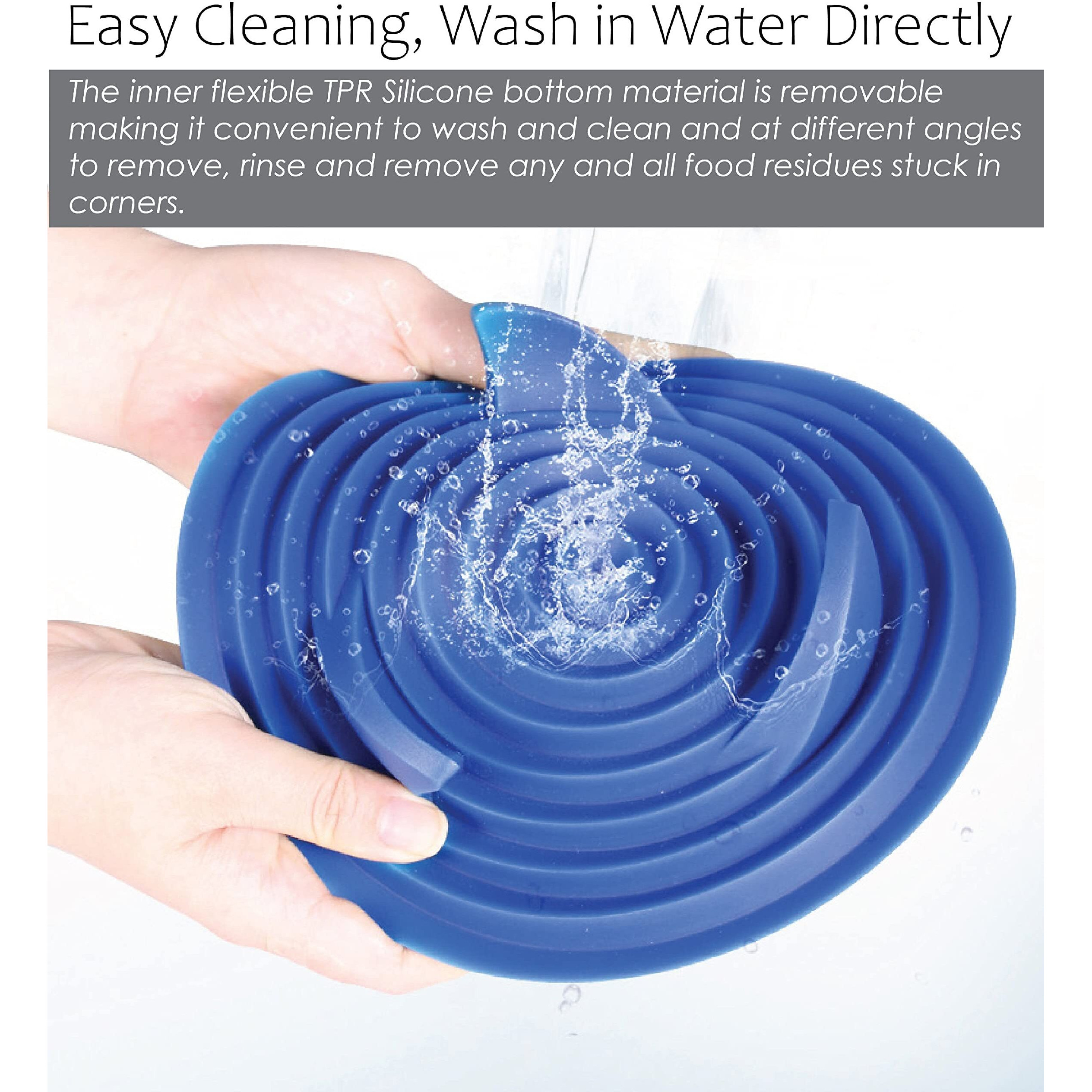 Pet Life  'Cirlicue' Shark Fin Shaped Modern Slow Feeding Pet Bowl(D0102HAXIZV.)