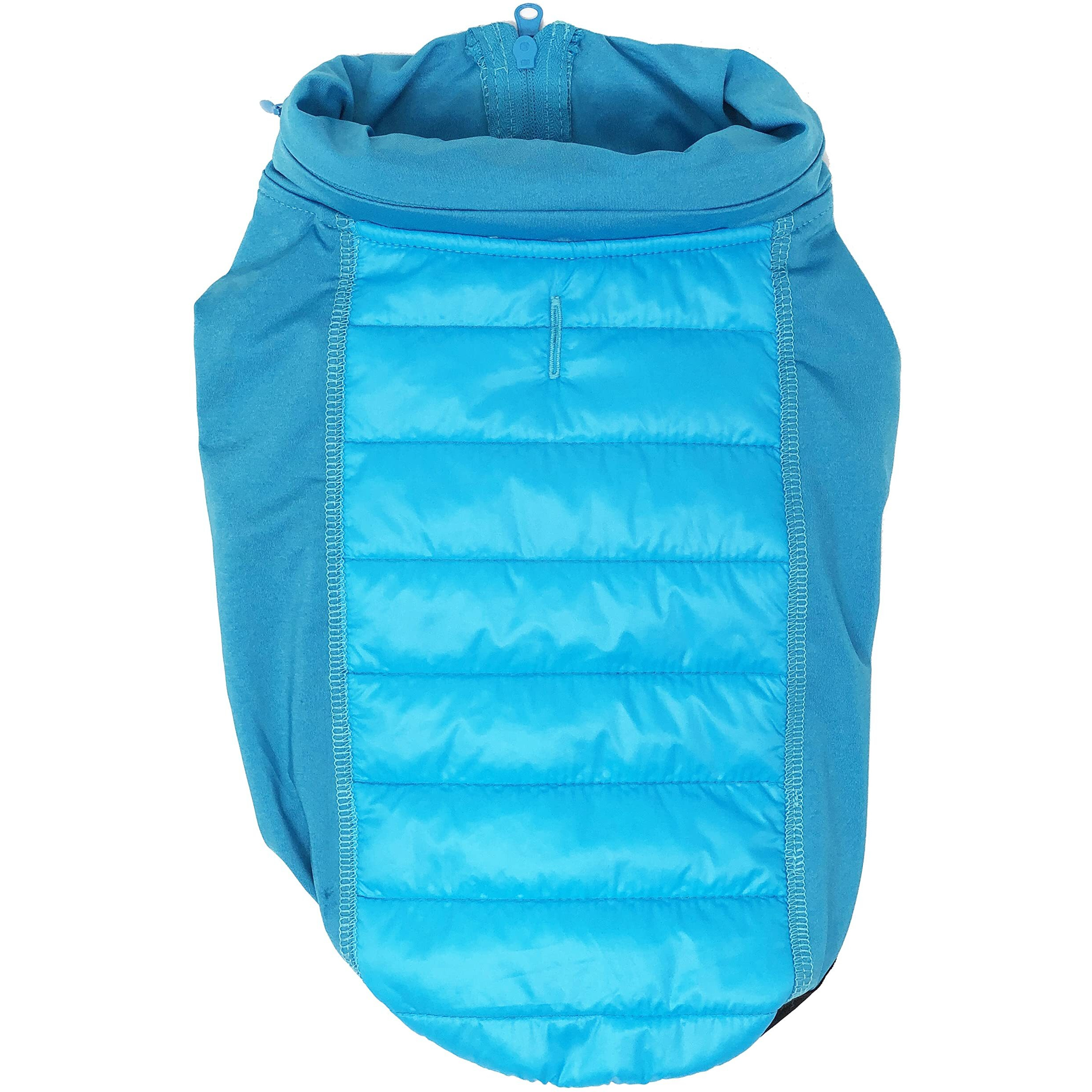 Pet Life  'Apex' Lightweight Hybrid 4-Season Stretch and Quick-Dry Dog Coat w/ Pop out Hood(D0102HAXRSU.)