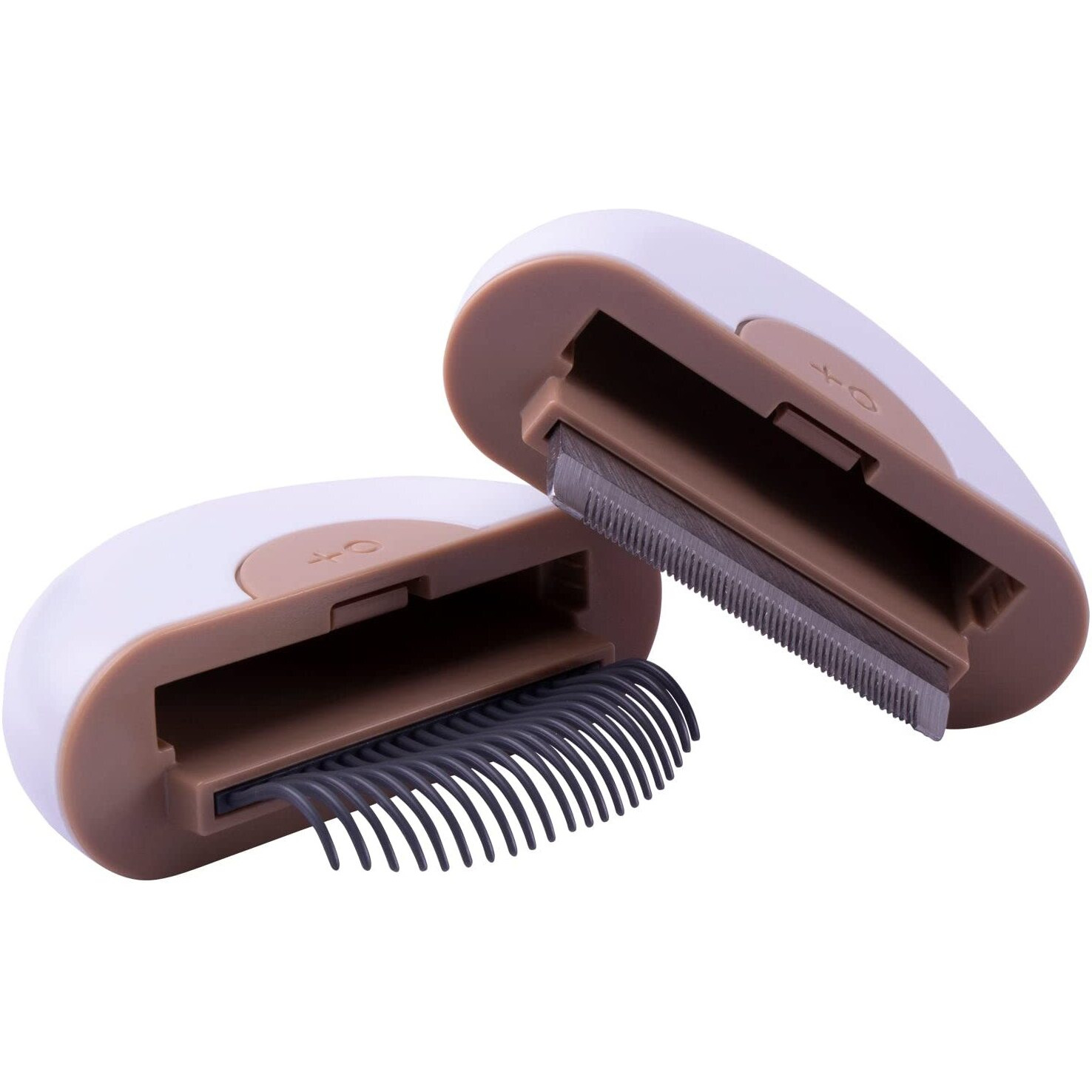 Pet Life  'LYNX' 2-in-1 Travel Connecting Grooming Pet Comb and Deshedder(D0102HAX2HW.)