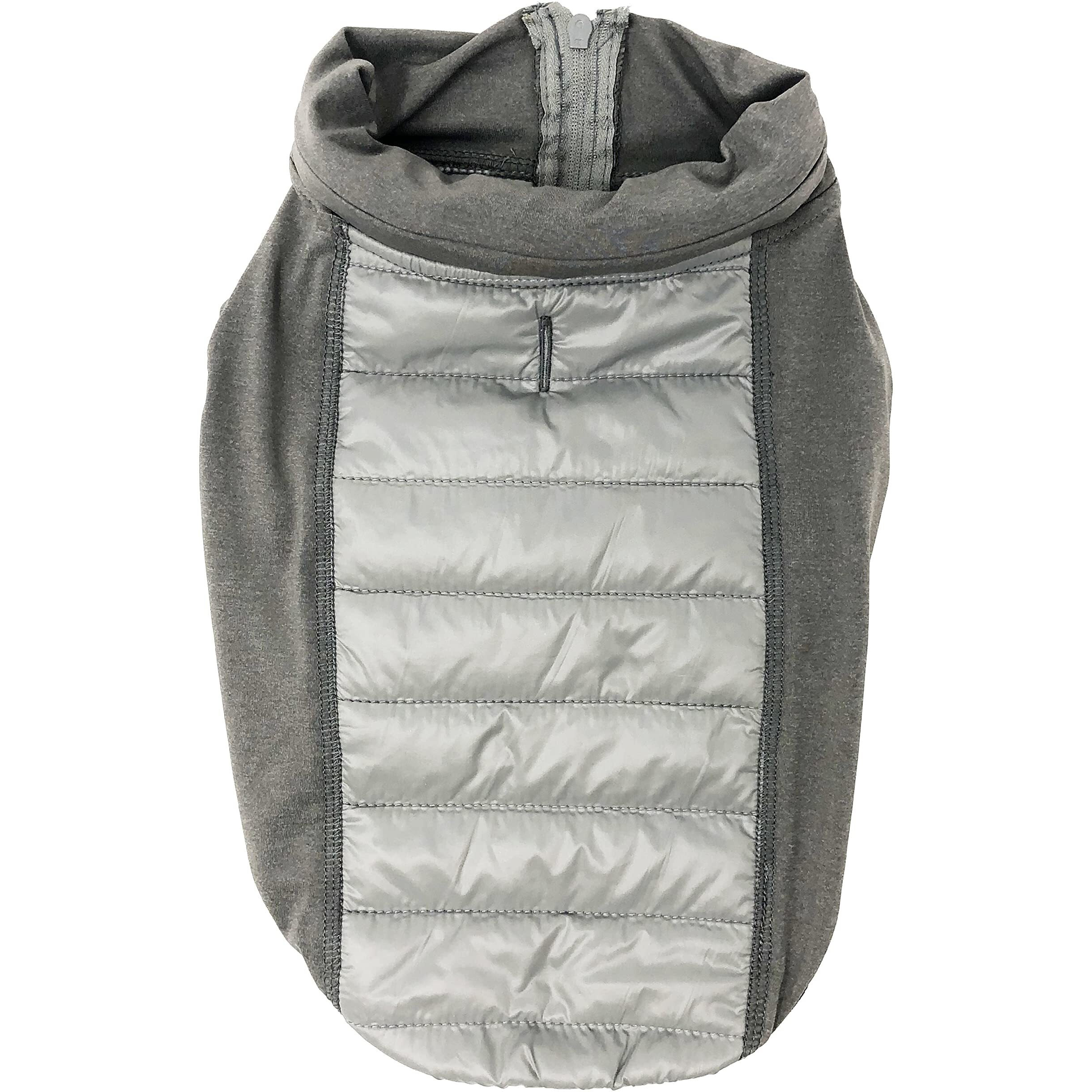 Pet Life  'Apex' Lightweight Hybrid 4-Season Stretch and Quick-Dry Dog Coat w/ Pop out Hood(D0102HAXRIU.)