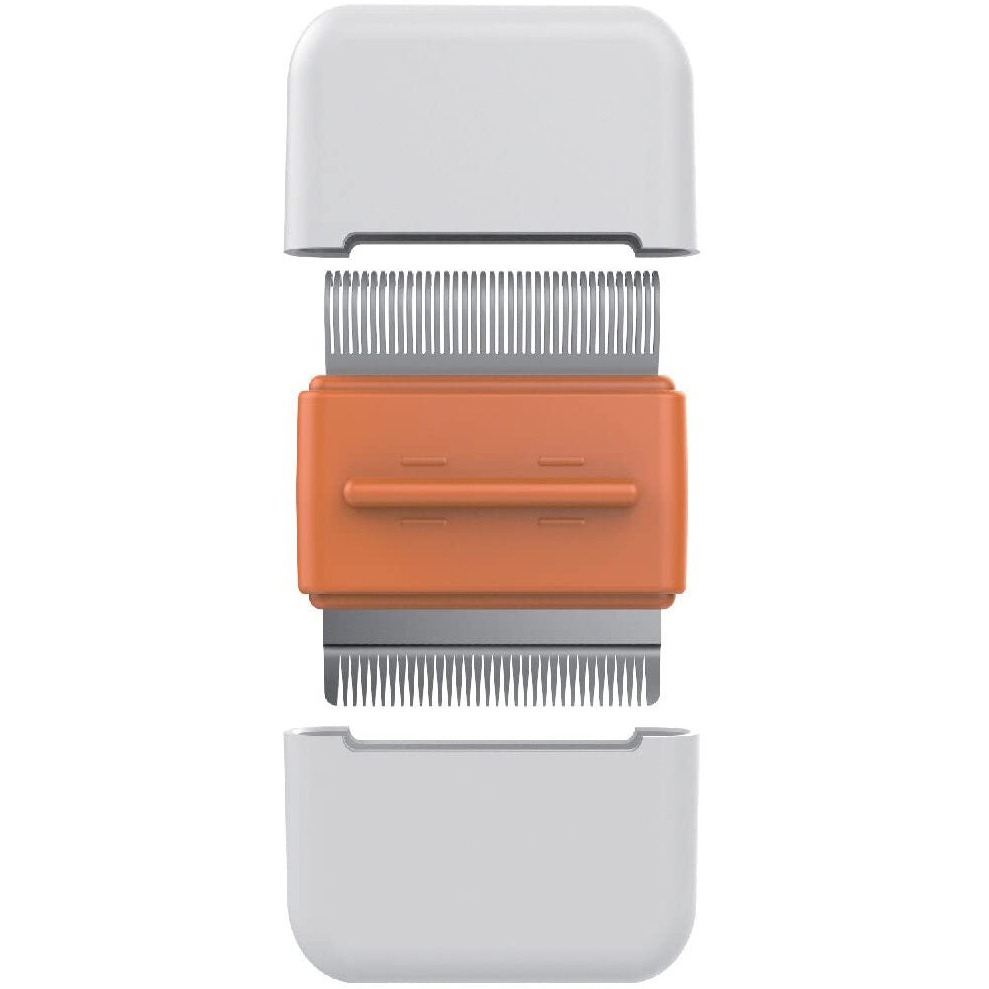 Pet Life  'Zipocket' 2-in-1 Underake and Stainless Steel Travel Grooming Pet Comb(D0102HAX2E7.)