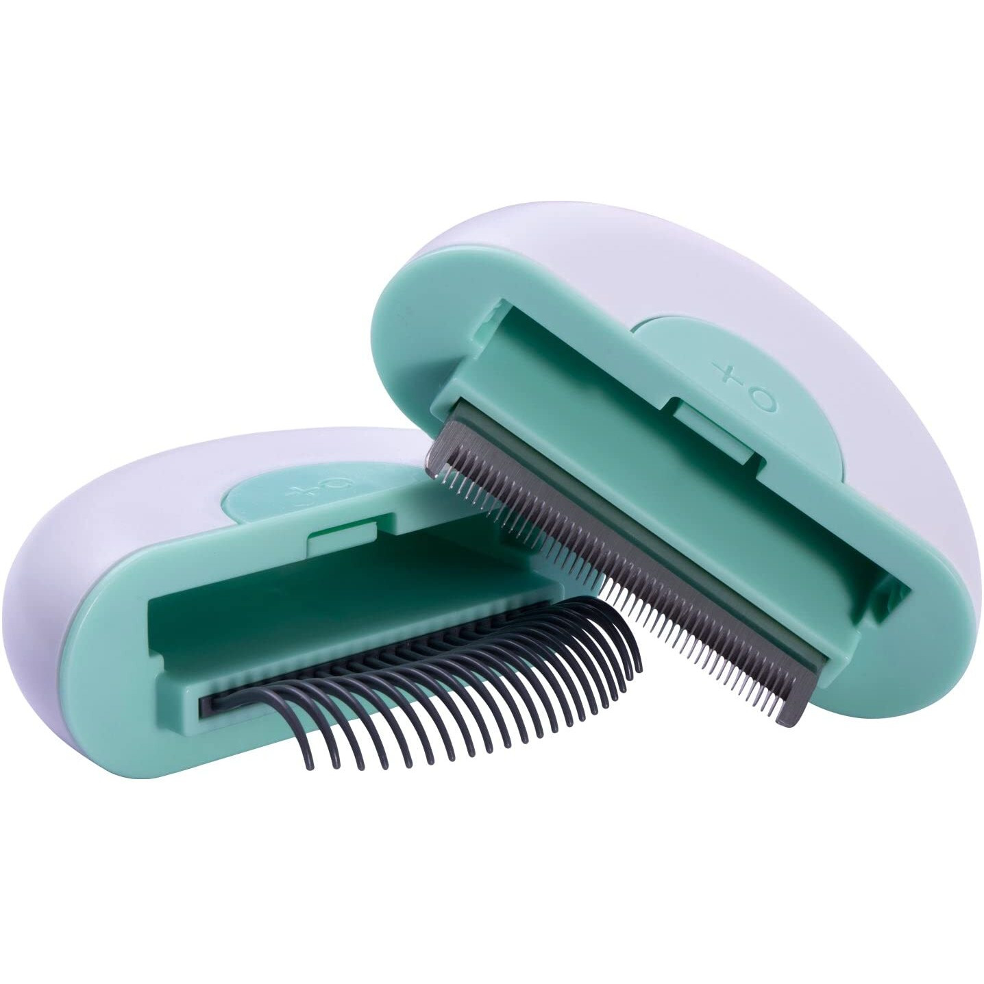 Pet Life  'LYNX' 2-in-1 Travel Connecting Grooming Pet Comb and Deshedder(D0102HAX2XU.)