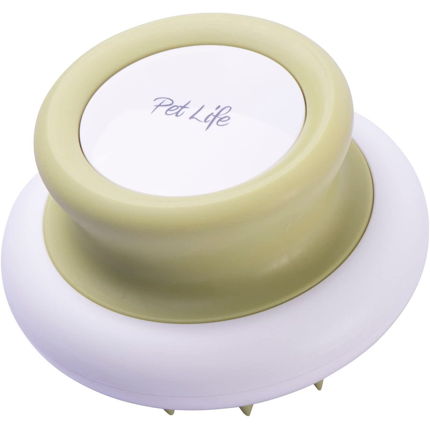 Pet Life  'scwubba' Handheld Bathing Brushing and Massaging Soft Flexible Grooming Pet Comb(D0102HAX207.)