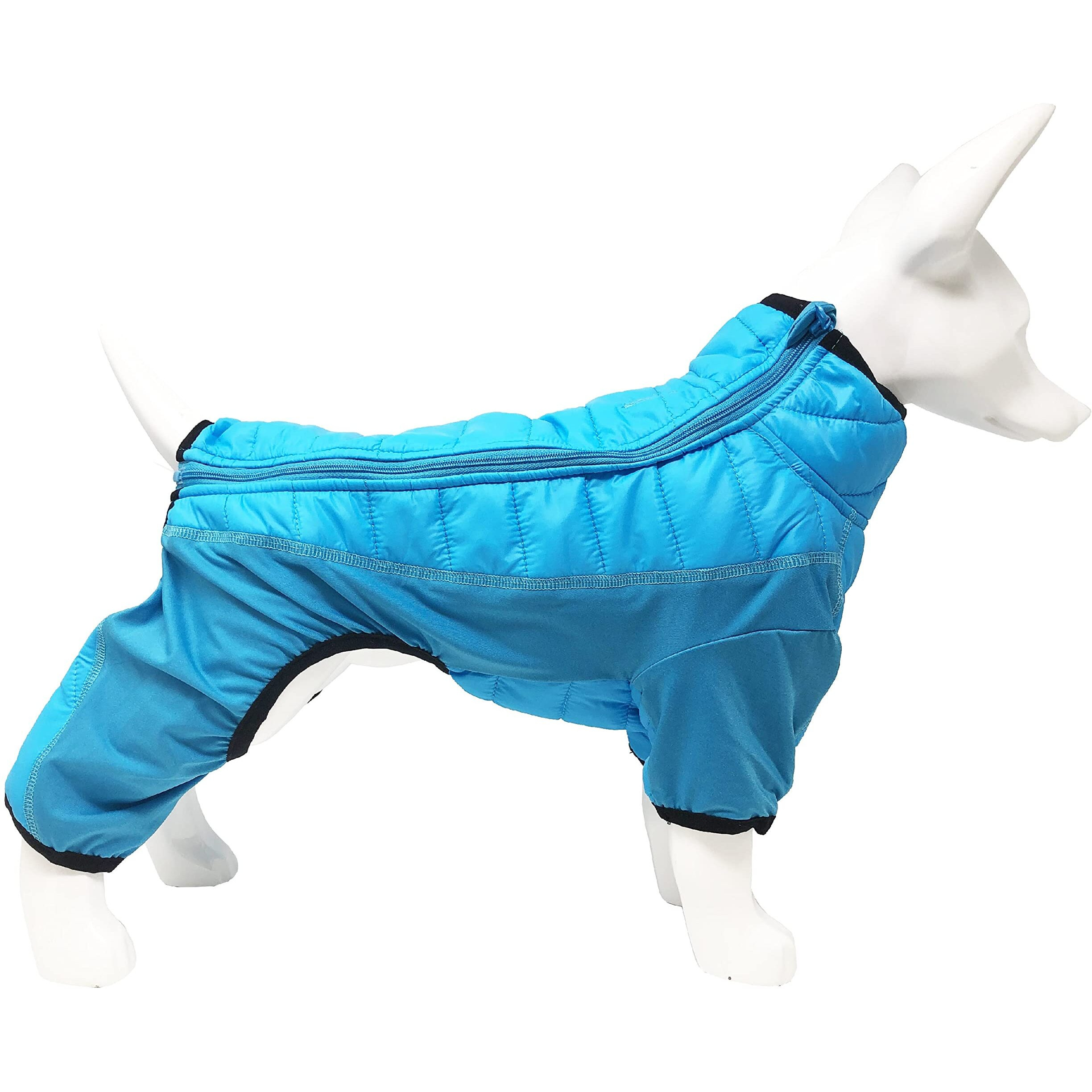 Pet Life  'Aura-Vent' Lightweight 4-Season Stretch and Quick-Dry Full Body Dog Jacket(D0102HAXRXW.)