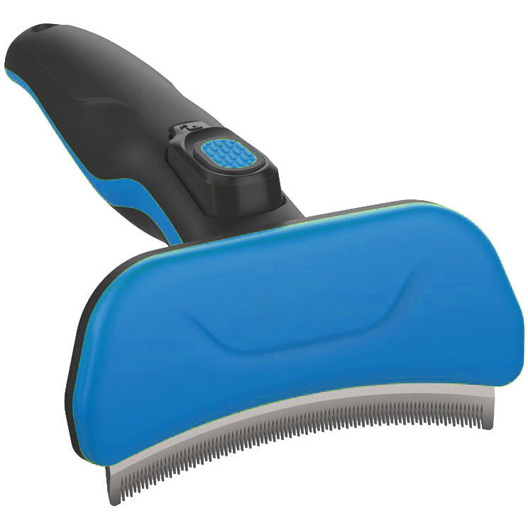 Pet Life  'Fur-Guard' Easy Self-Cleaning Grooming Deshedder Pet Comb(D0102HAX29G.)